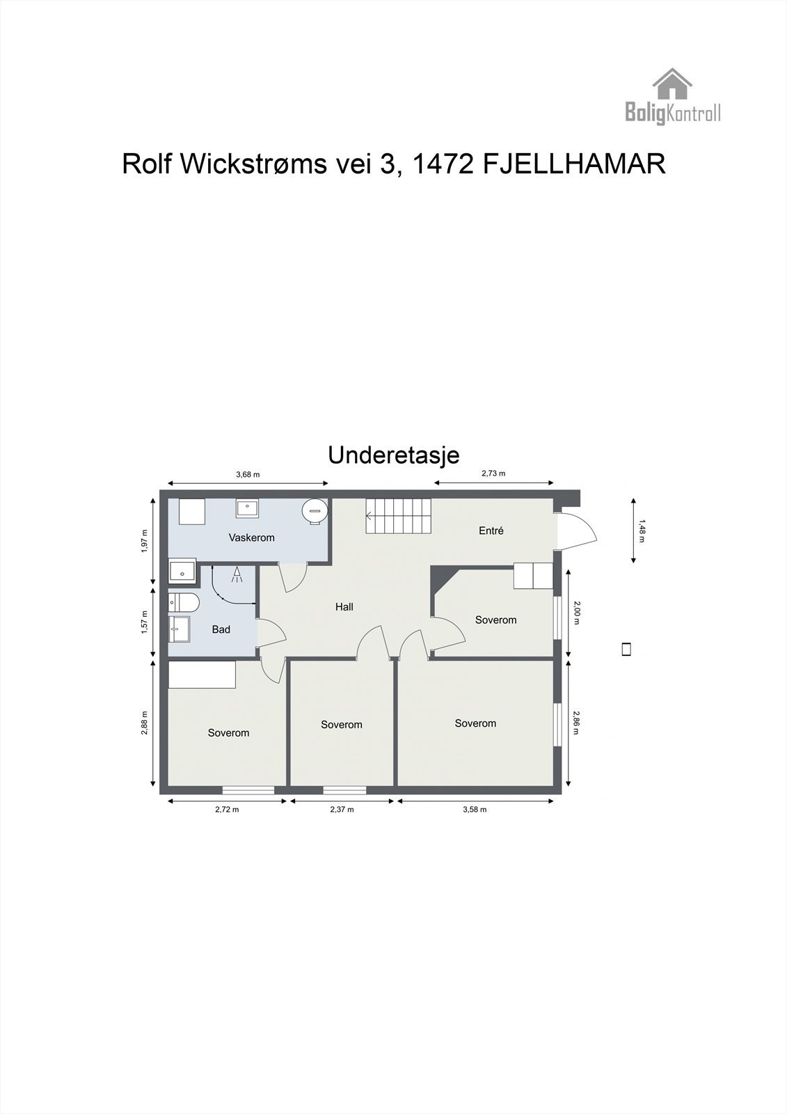 PLANTEGNING UNDERETASJE Galleribilde
