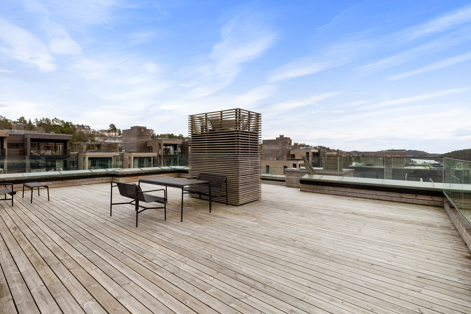 Felles takterrasse. Galleribilde