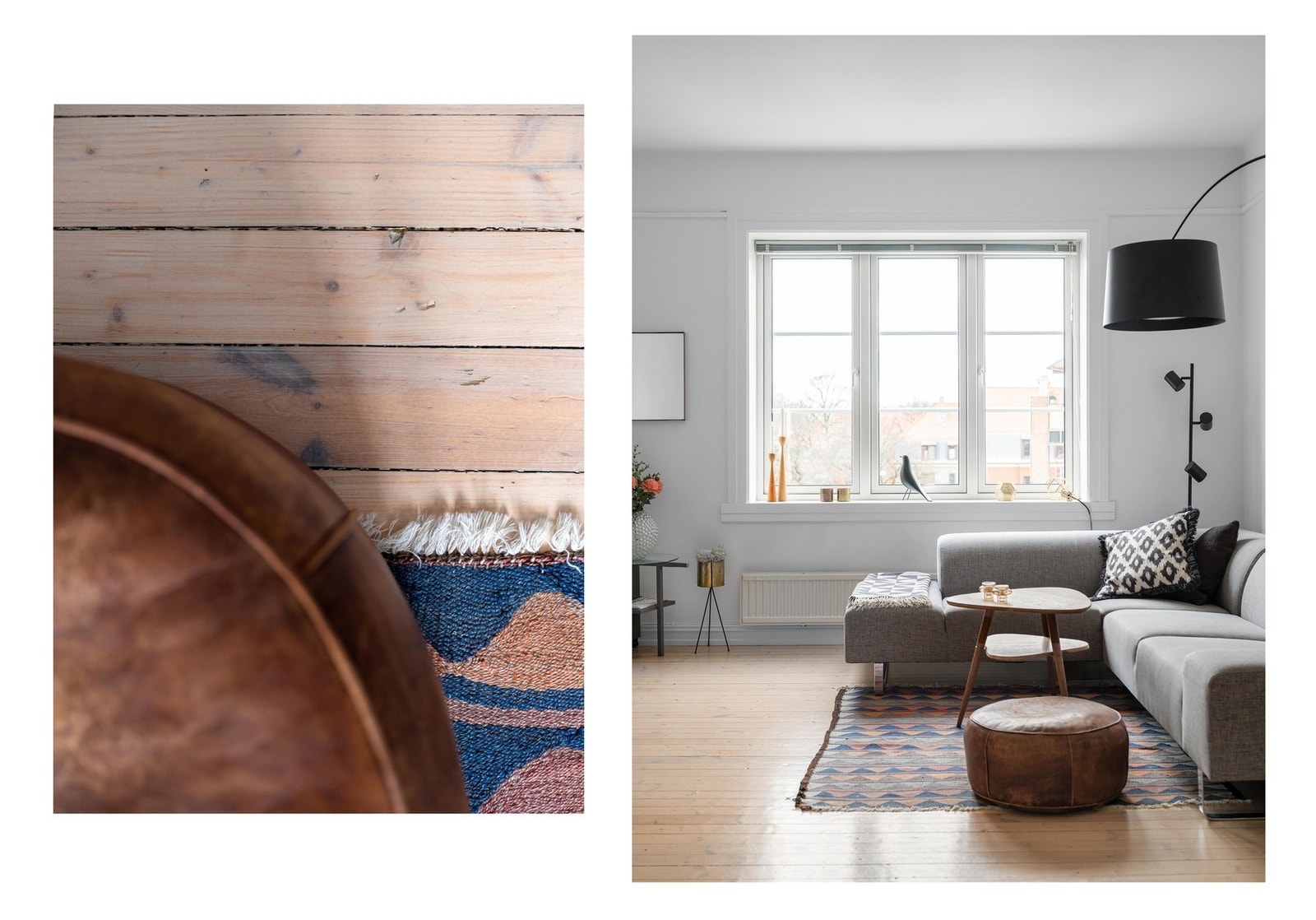 Alle gulv er originale tregulv, som gjennom årene er slipt opp og behandlet. Galleribilde