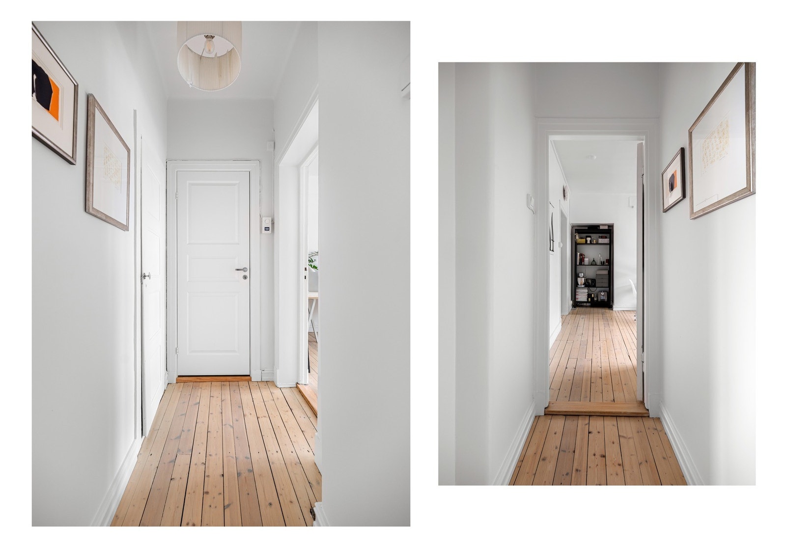 Gangen mellom kjøkken, bad og hovedsoverom. Galleribilde