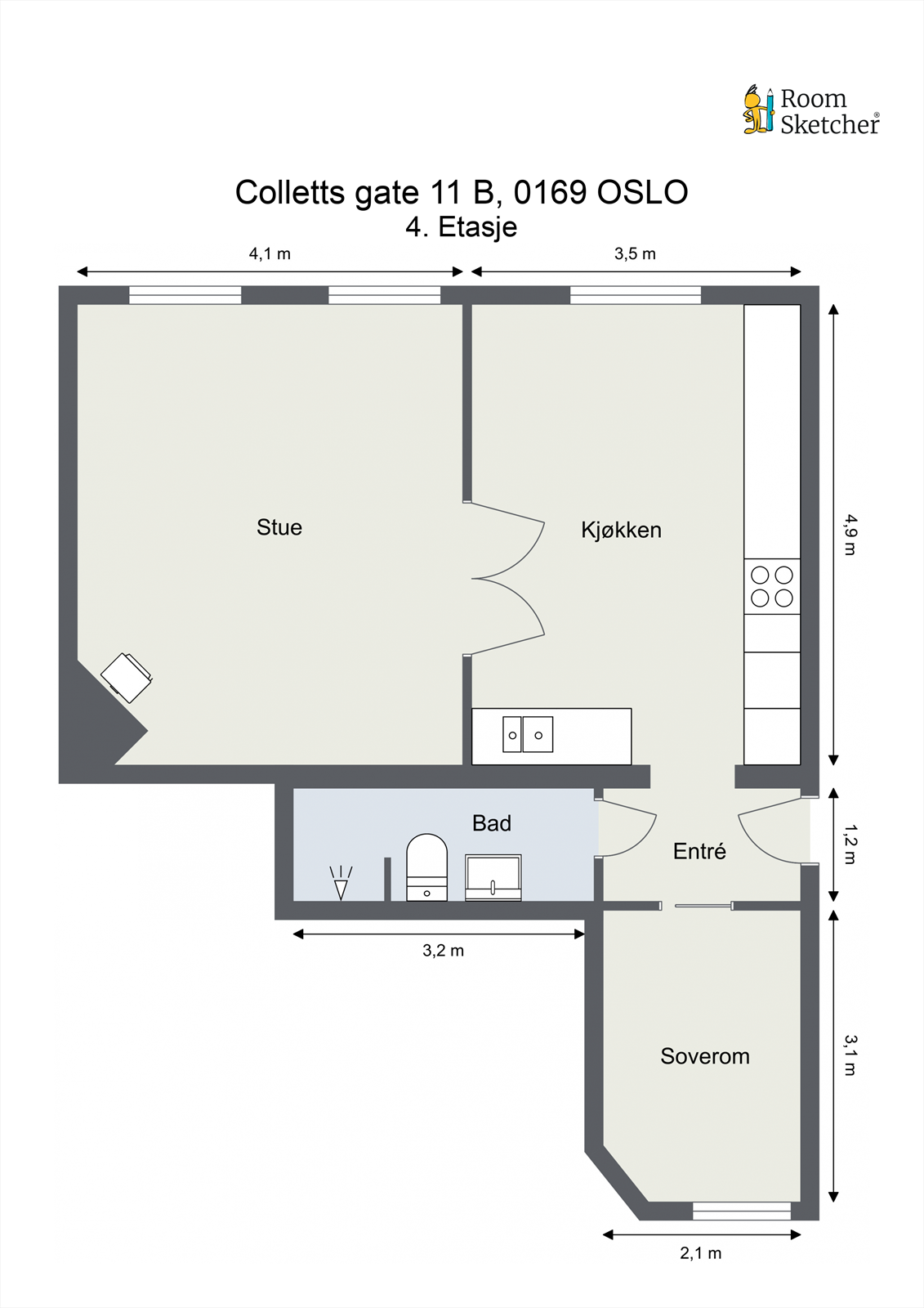 Plantegning. Galleribilde