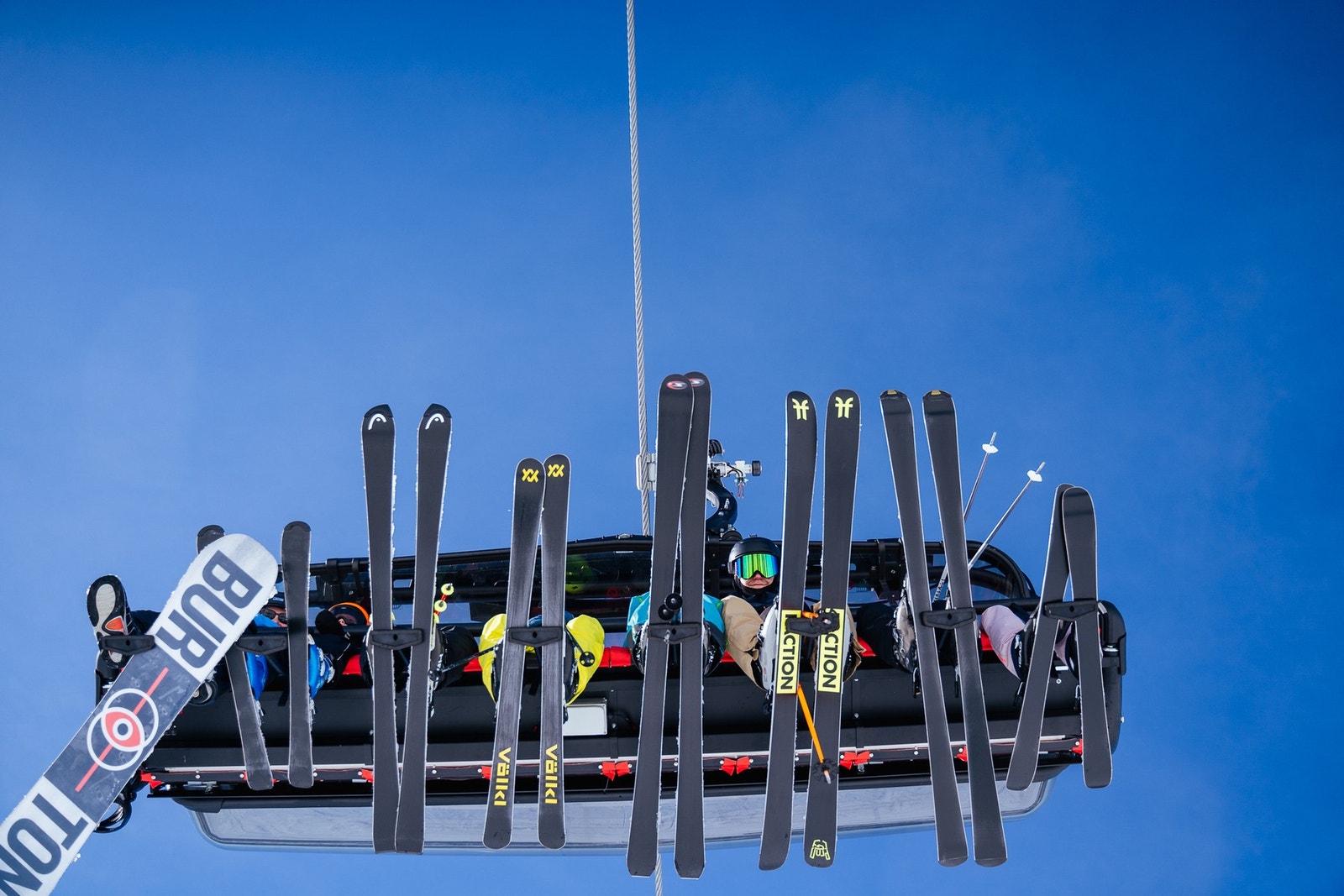 Skiglede i alpinbakken Galleribilde