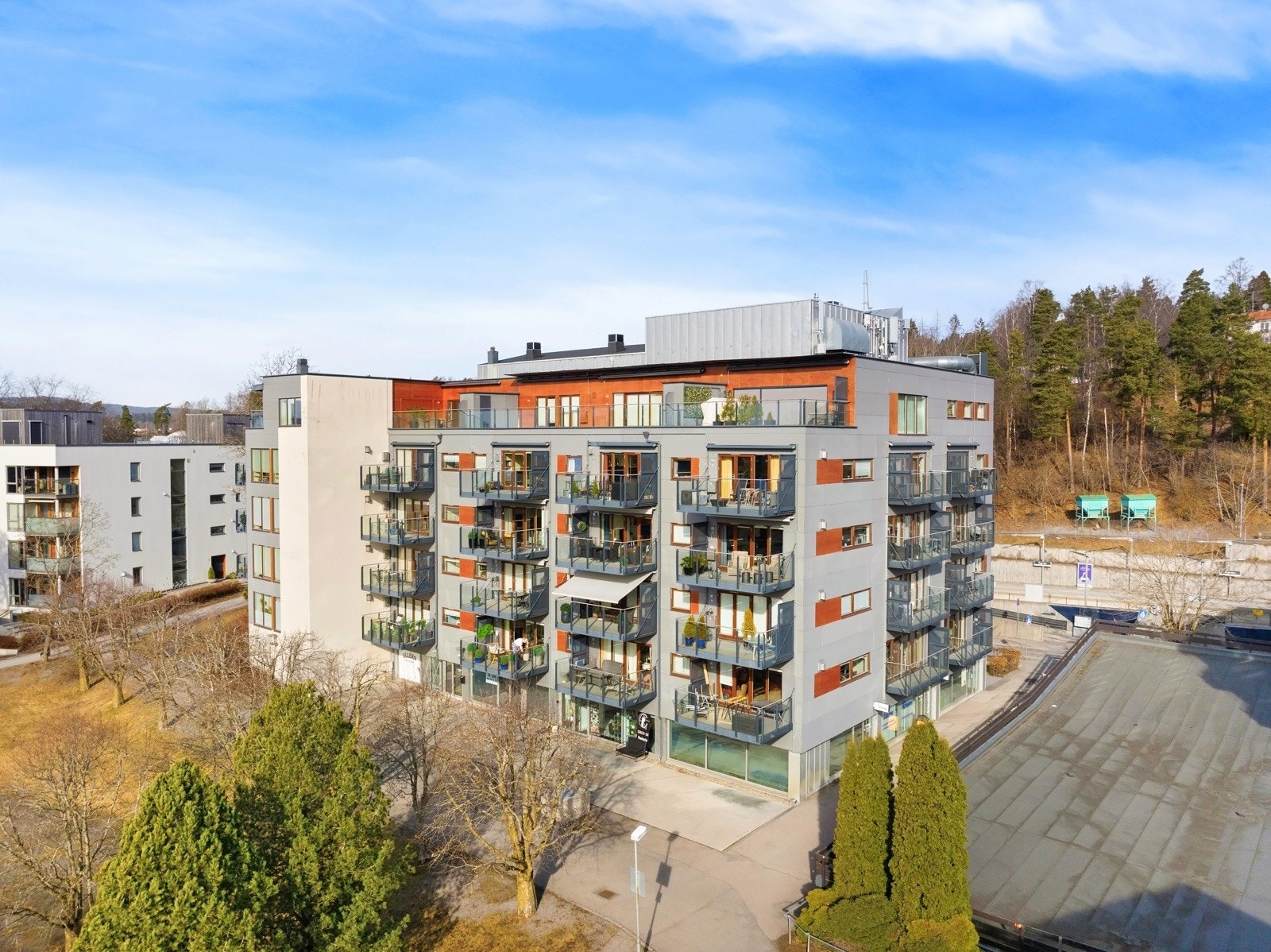 Med beliggenhet i en blindvei er det også rolig uten gjennomgangstrafikk. Galleribilde