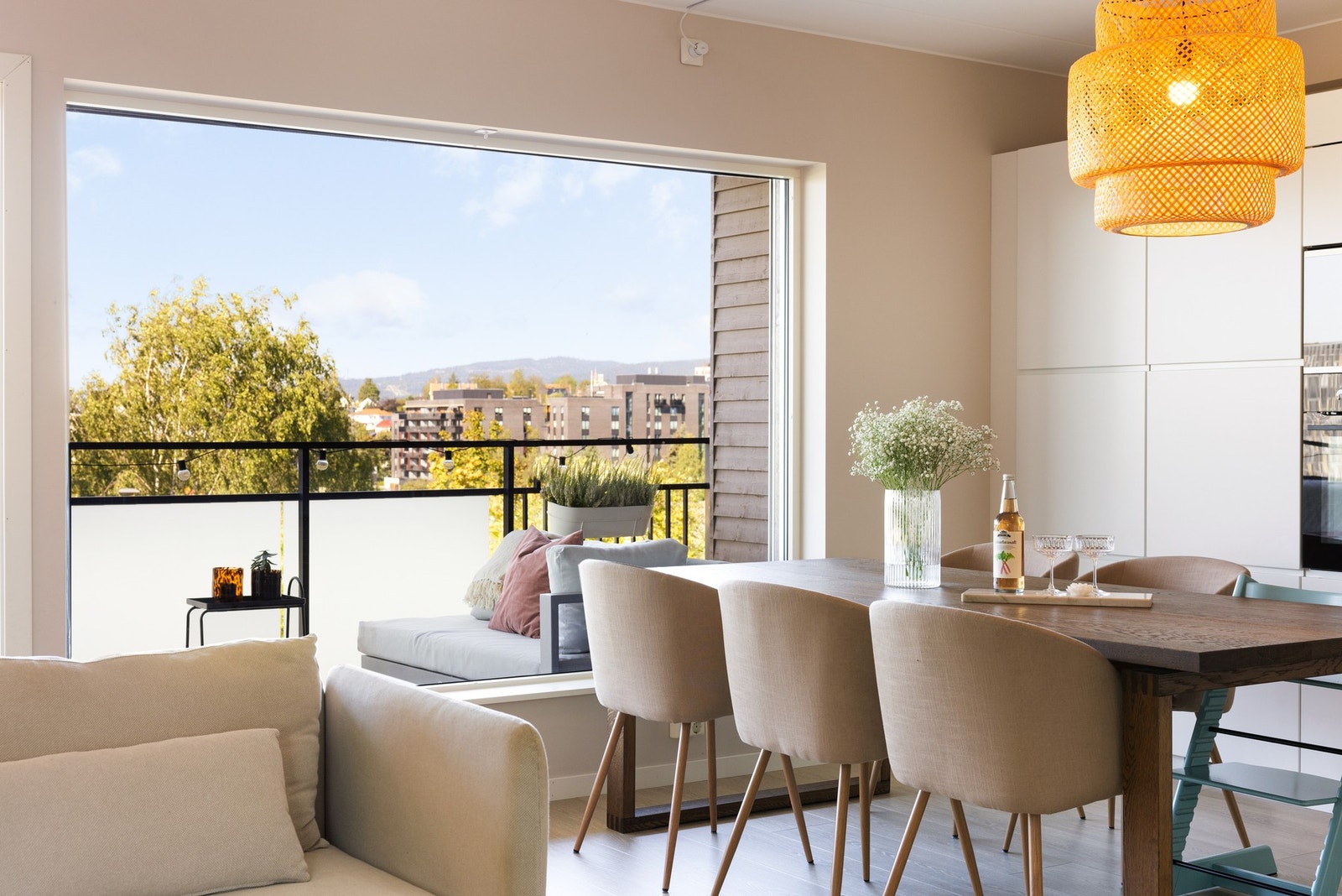 Her kan du invitere venner til hyggelige sammenkomster. Galleribilde