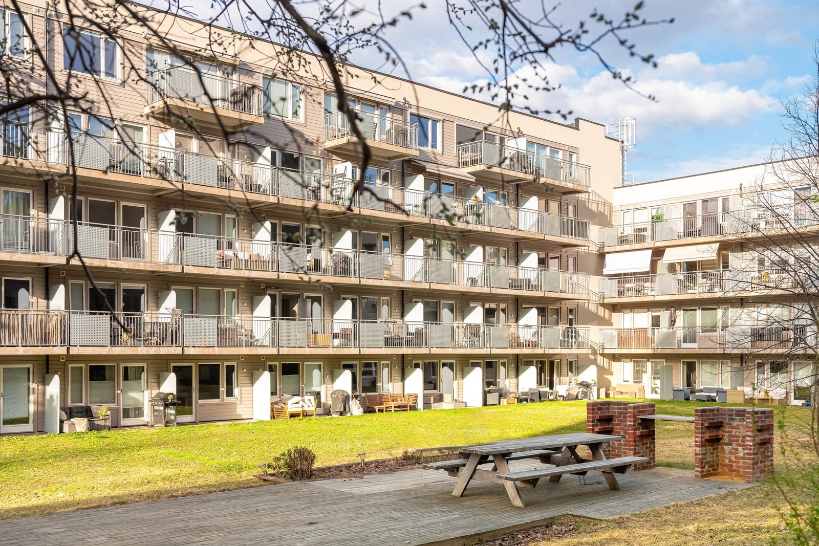 Boligens fellesområde. Galleribilde