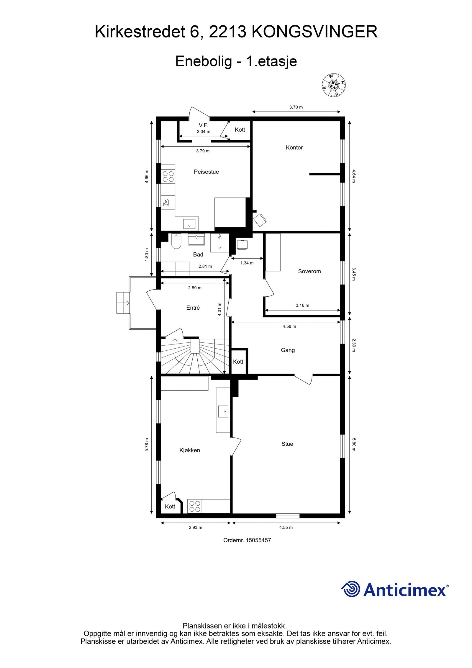 Plantegning - 1. Etasje Galleribilde