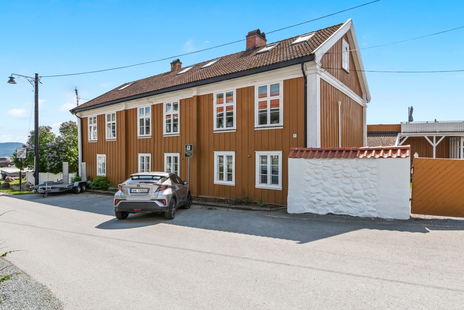 Boligen ligger svært sentralt til midt i Øvrebyen i Kongsvinger. Galleribilde