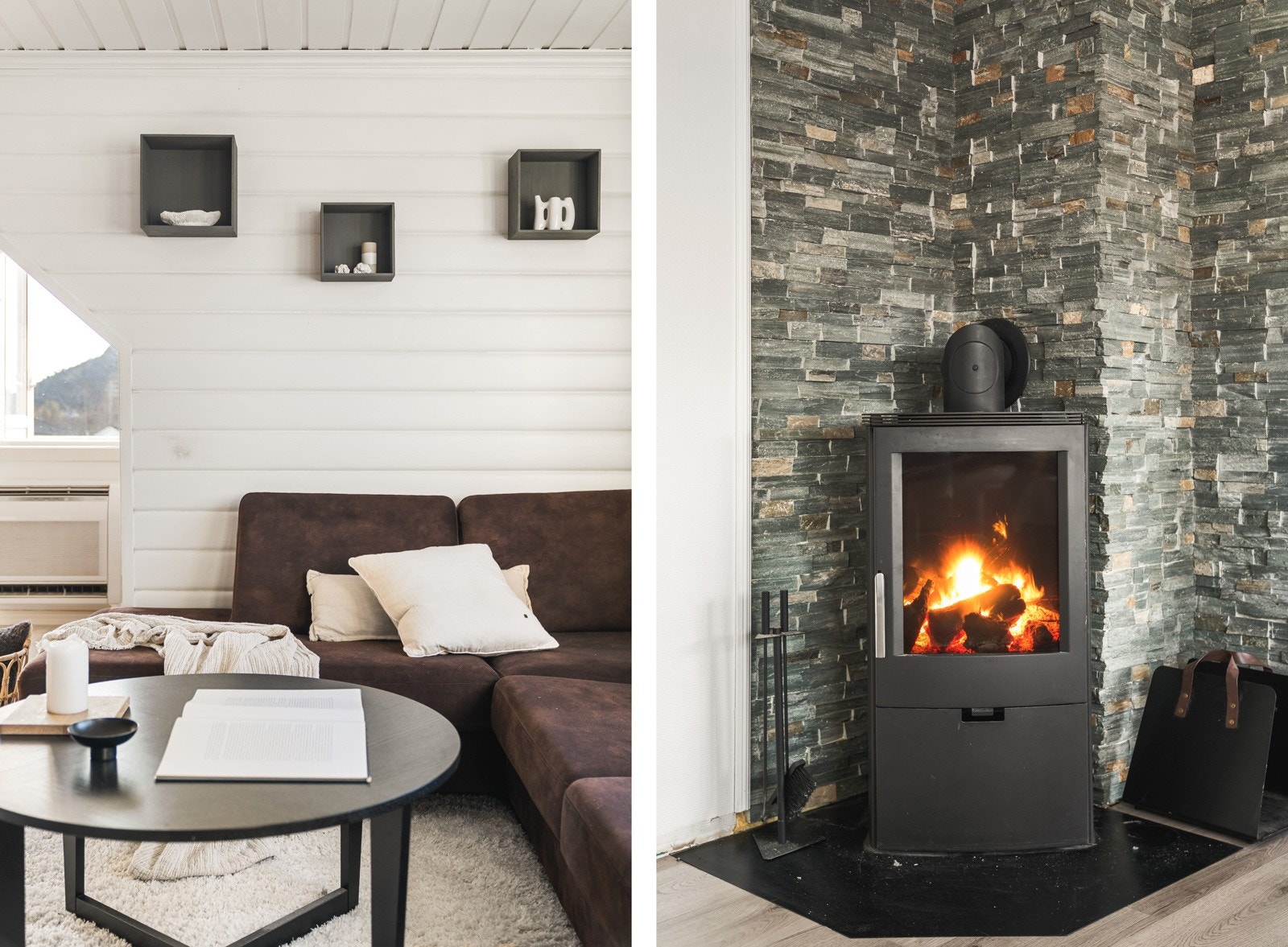 Vedovnen varmer godt i kaldere årstider. Galleribilde