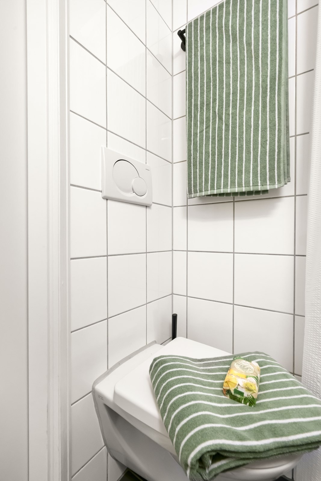 Borettslaget har fellesvaskeri med vaskemaskin og tørketrommel som er gratis å benytte. Galleribilde