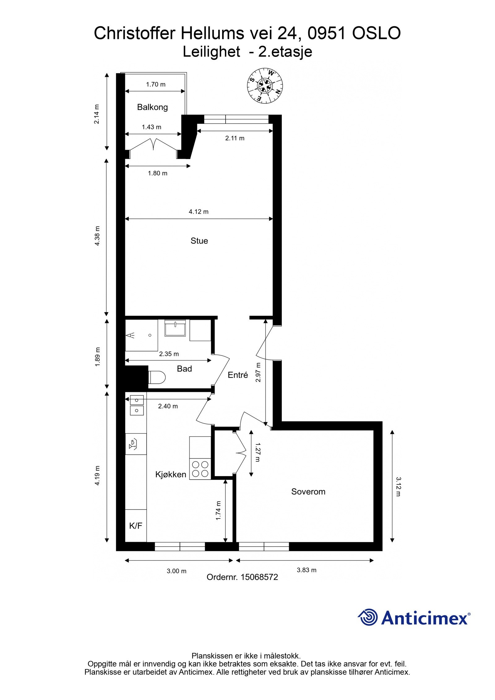 Plantegning Galleribilde