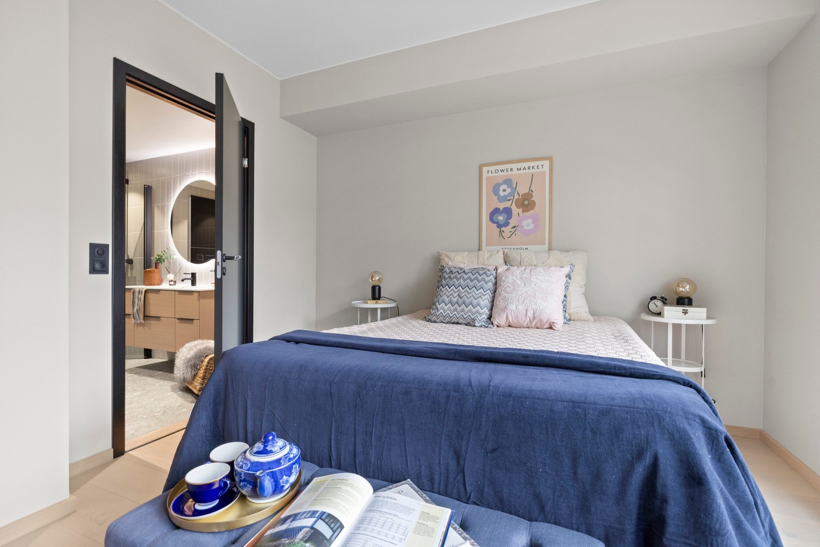 Hovedsoverommet har tilgang til eget bad. Galleribilde