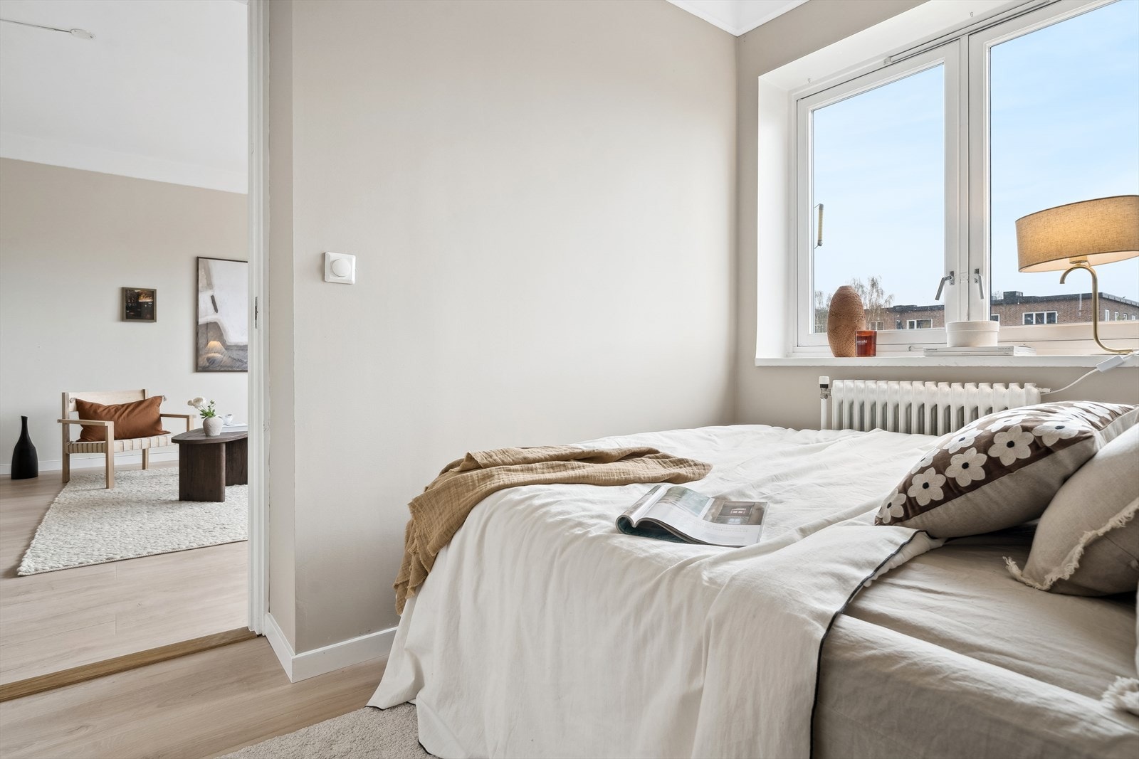 Soverommet vender mot en rolig internbeliggenhet som sikrer deg en god nattesøvn. Galleribilde