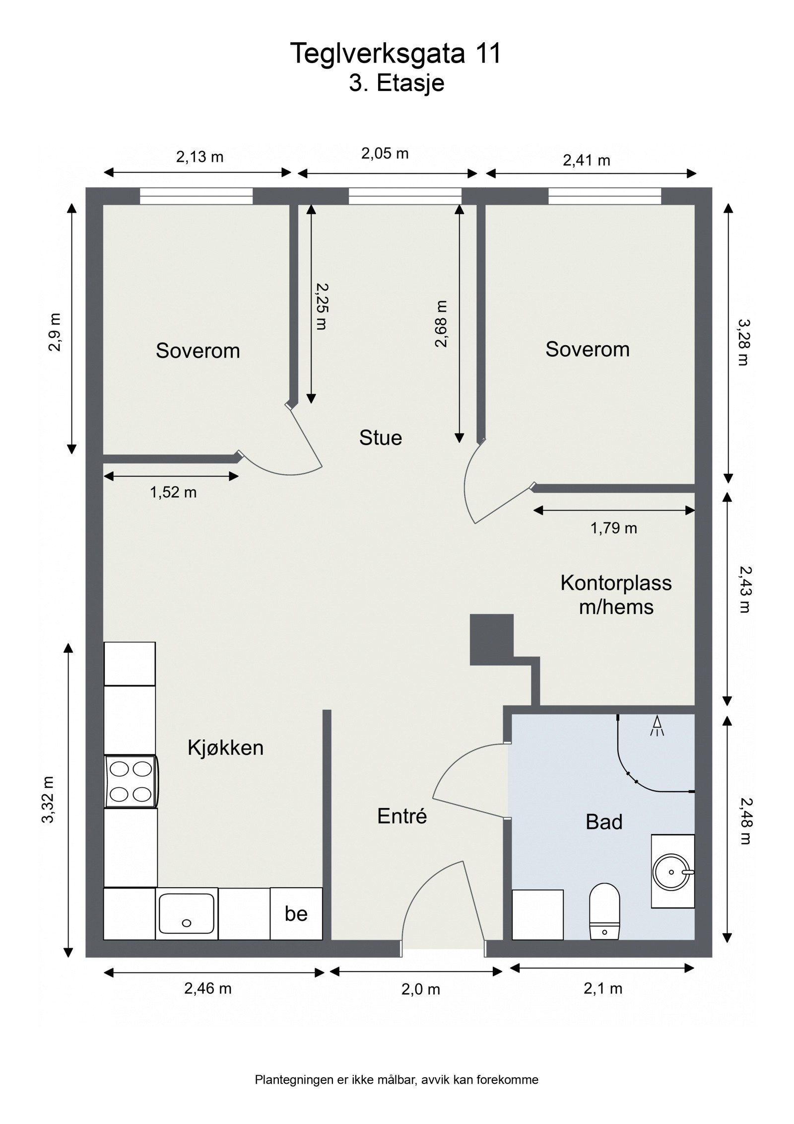 Plantegning Galleribilde