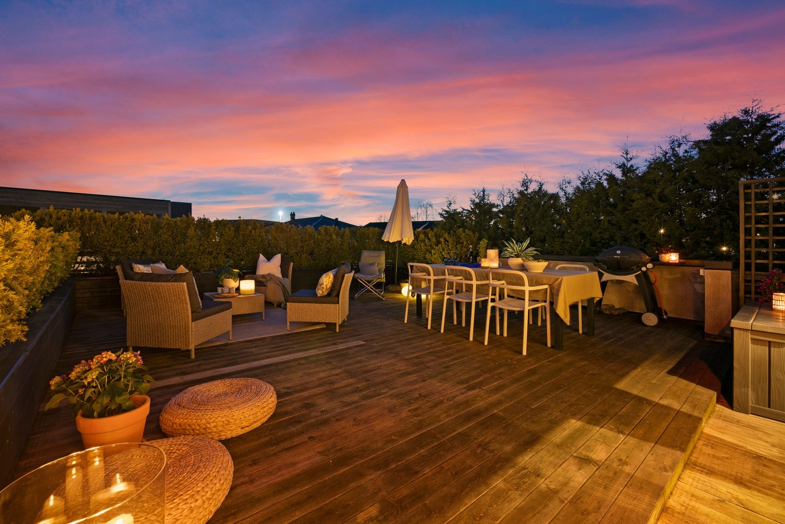 Terrassen innbyr til sosiale sammenkomster - hele året Galleribilde