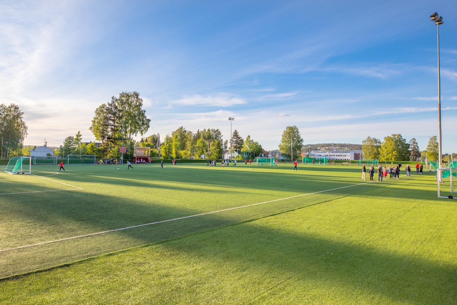 Fine forhold på Skedsmo Stadion. Galleribilde