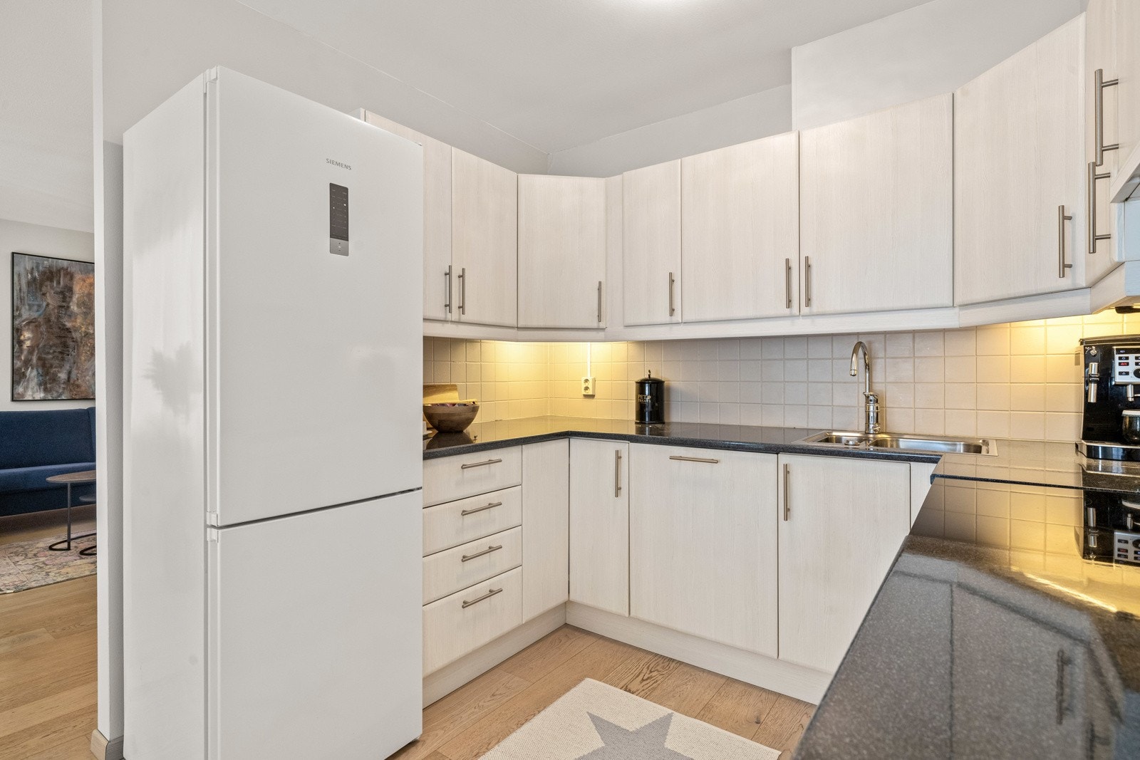 Leiligheten er tilknyttet Villavent ventilator system. Galleribilde