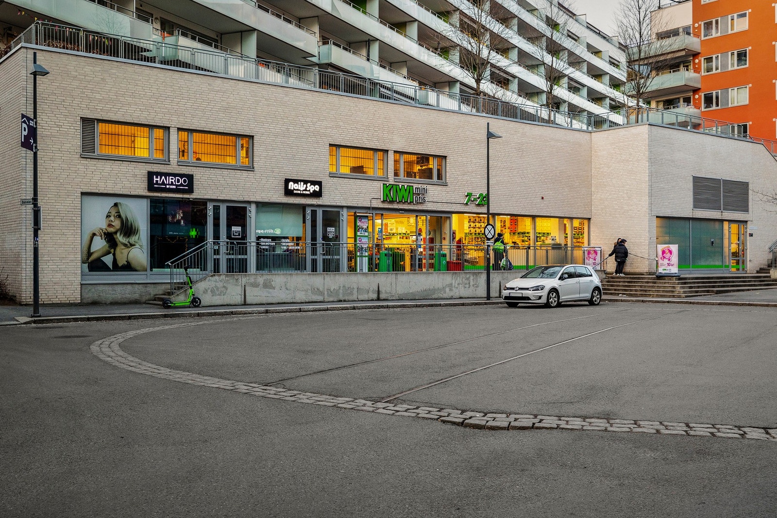 Dagligvarebutikk har du rett rundt hjørnet. August 2025 åpner Coop Extra også opp i Kværnerbyen. Galleribilde