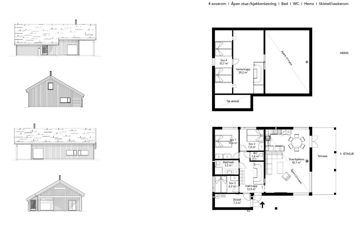 Plantegning Galleribilde