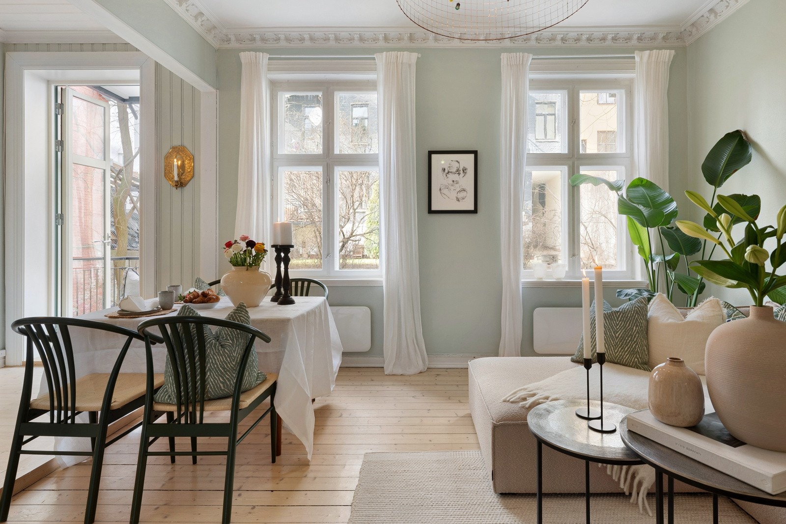 Leiligheten er gjennomgående og det er ikke sjenerende innsyn. Galleribilde