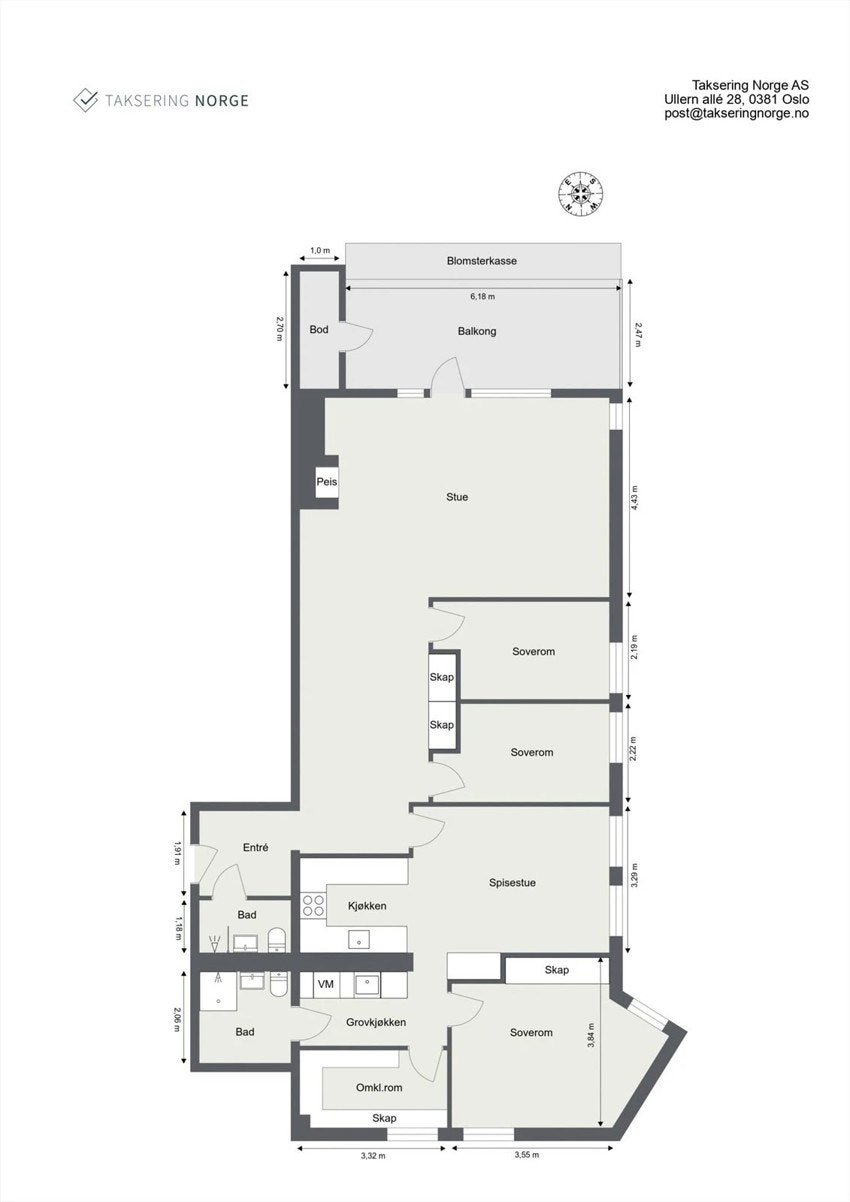 Plantegning Galleribilde