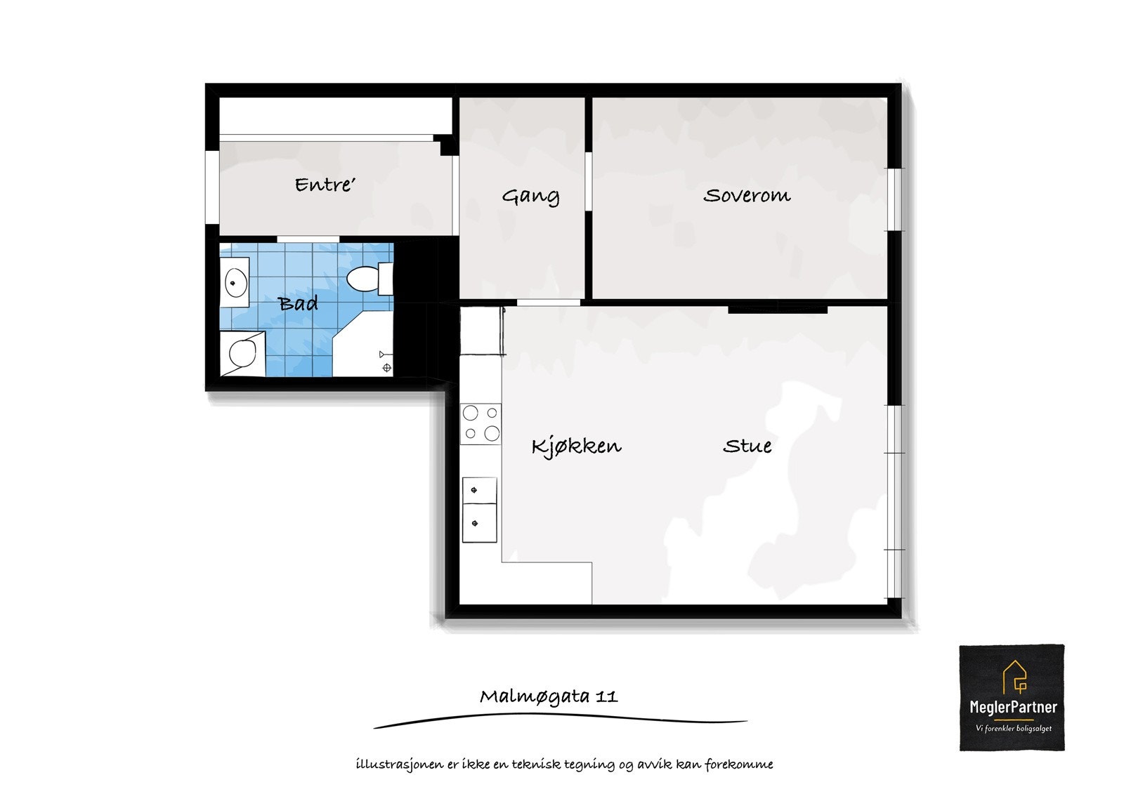 Plantegning. Galleribilde