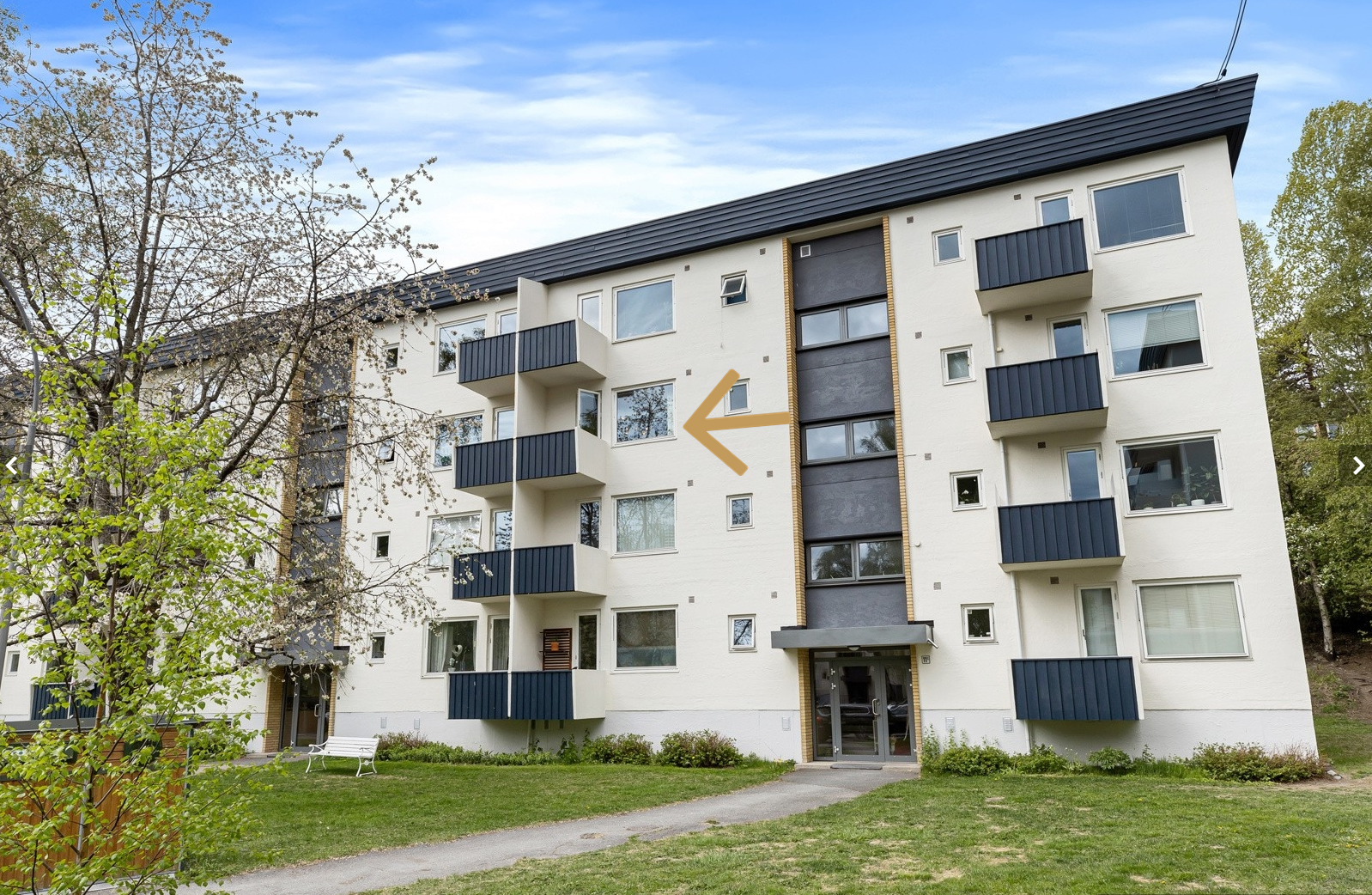 Pent opparbeidet fasade. Velkommen til visning! Galleribilde