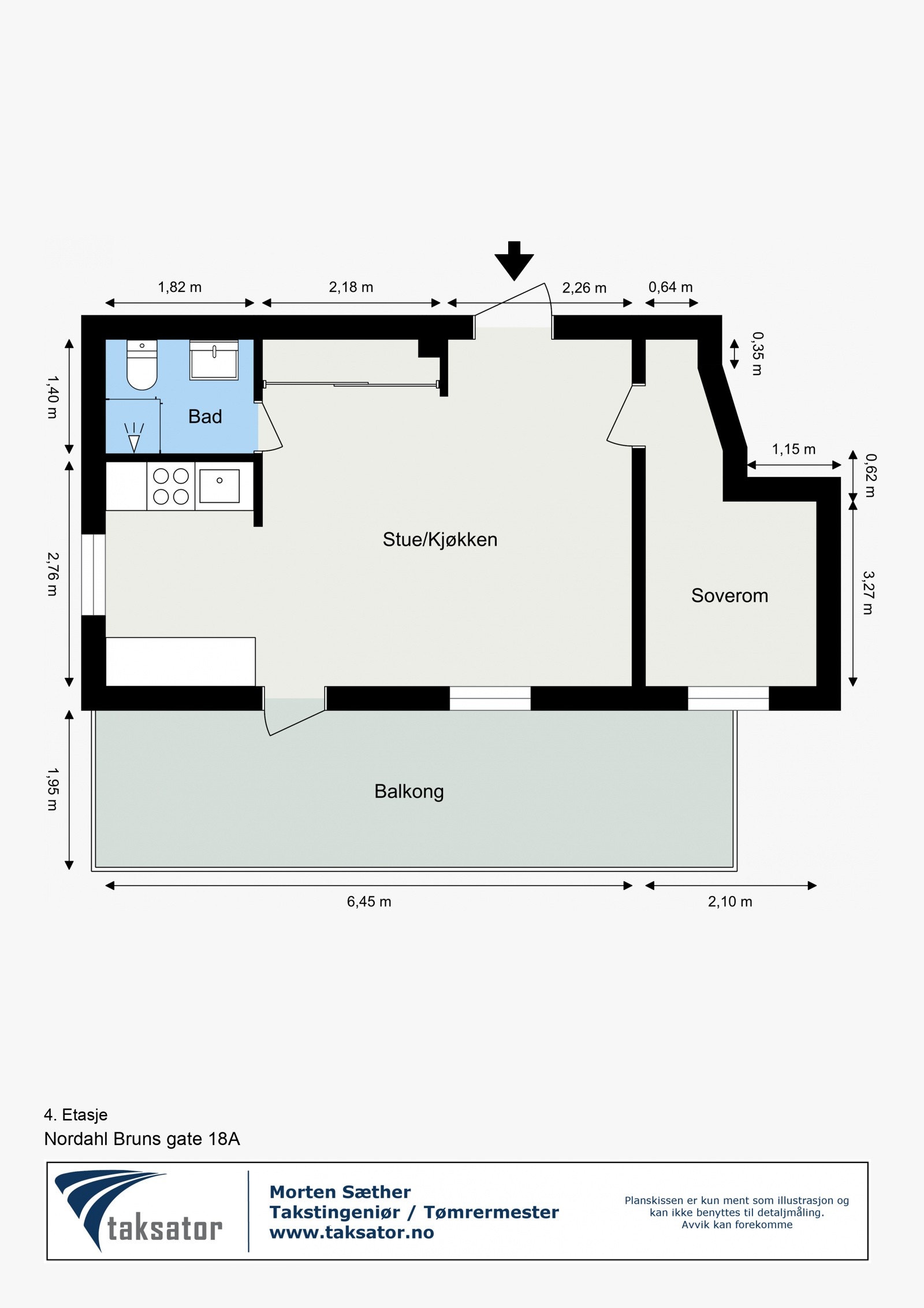 Plantegning - 4.etasje Galleribilde