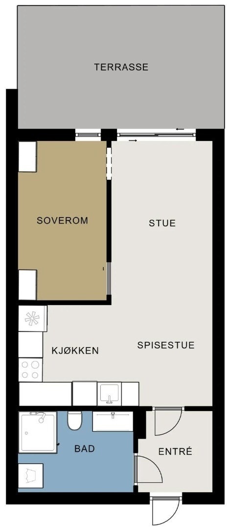 Planskisse. Galleribilde