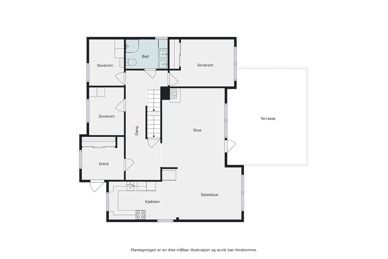 Plantegning Galleribilde