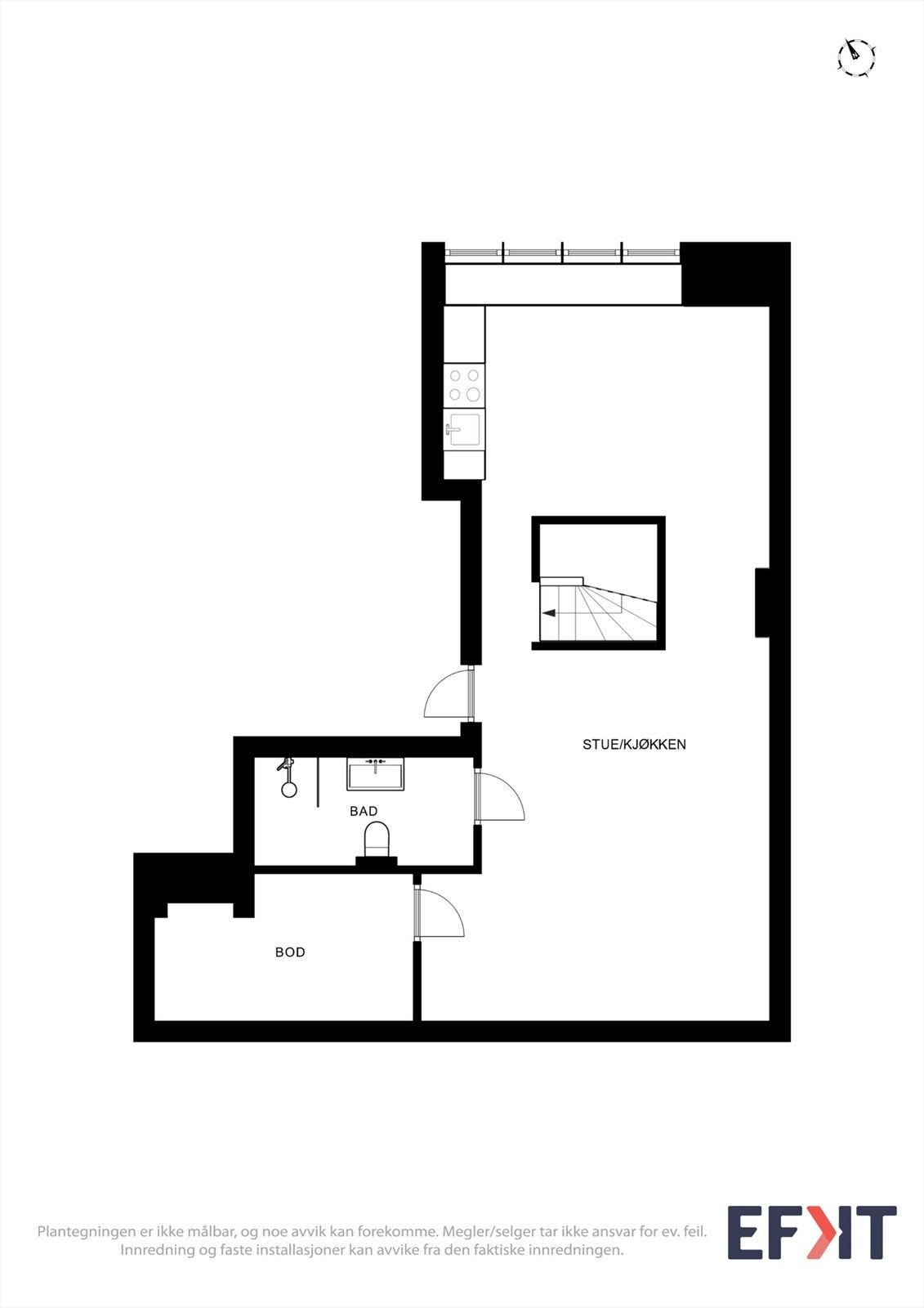 Plantegning 7. etasje Galleribilde