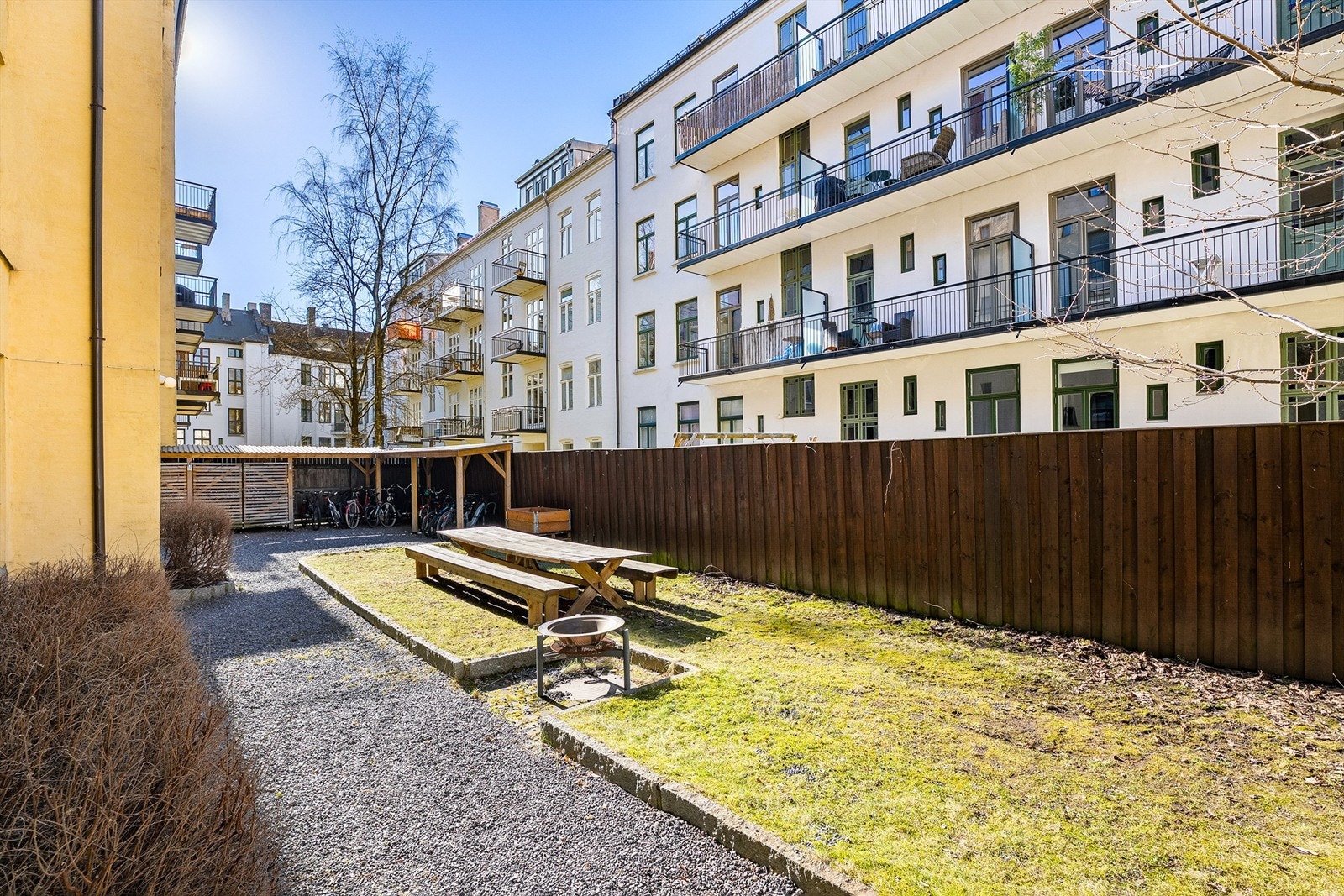 Opparbeidet fellesområdet for sameiet. Galleribilde