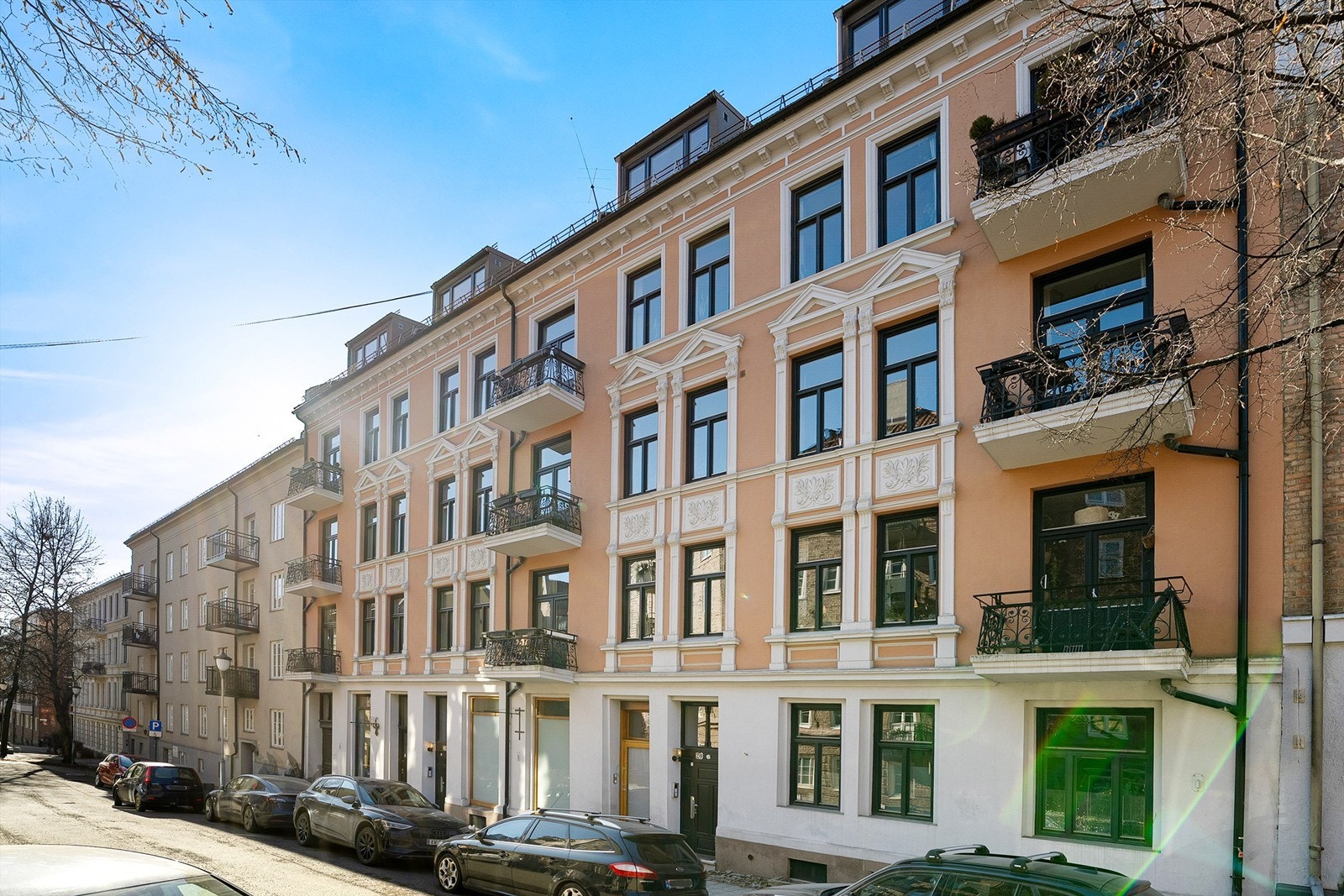 Byggets fasade. Galleribilde