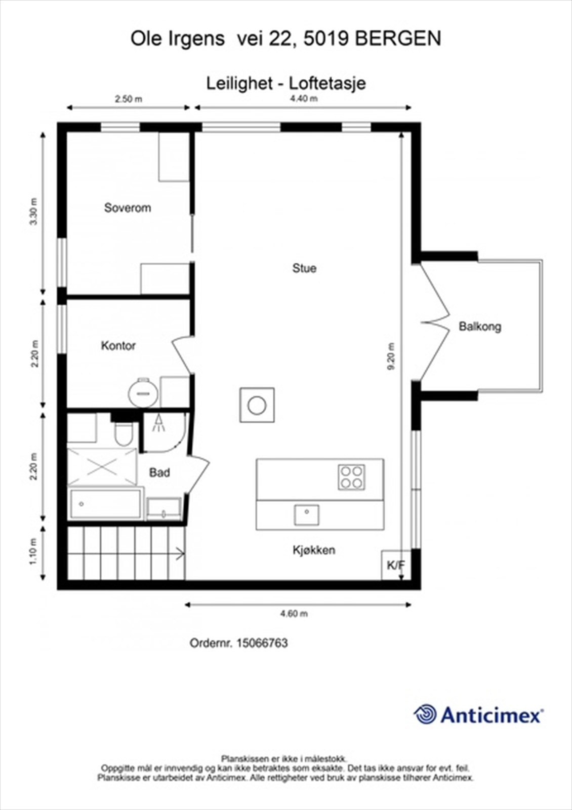 Plantegning Galleribilde