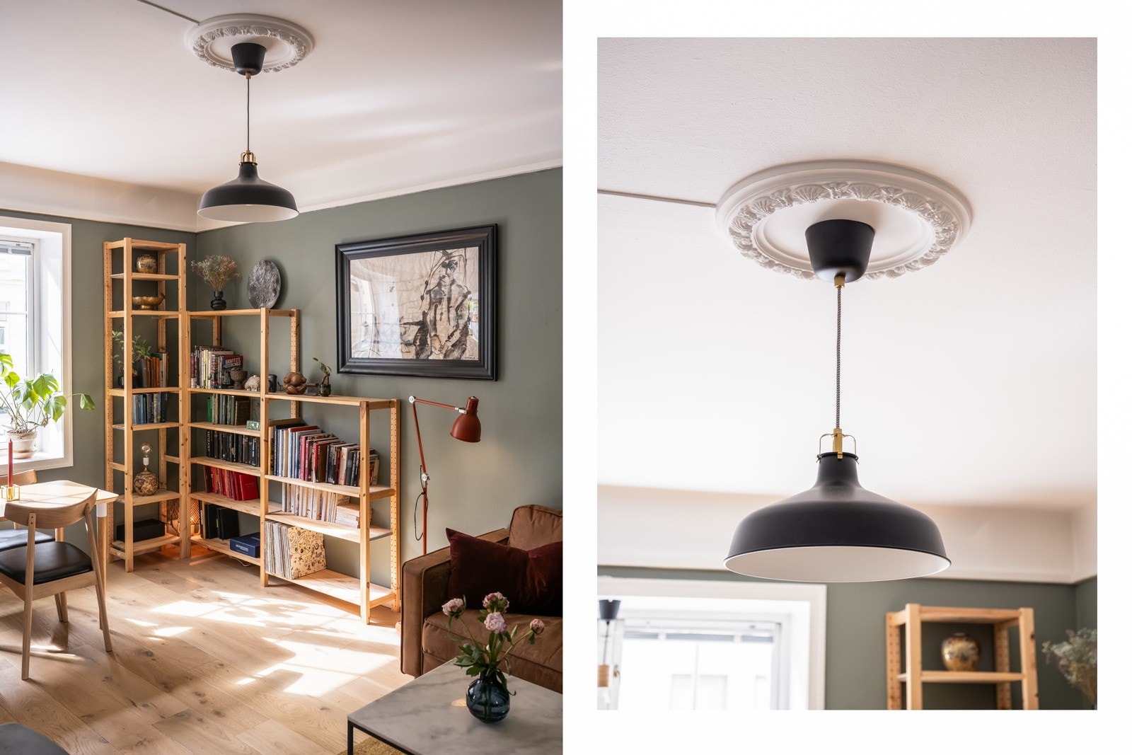 I 2021 ble det lagt ny 1-stavs eikeparkett, samt malt opp både vegger og tak. Galleribilde