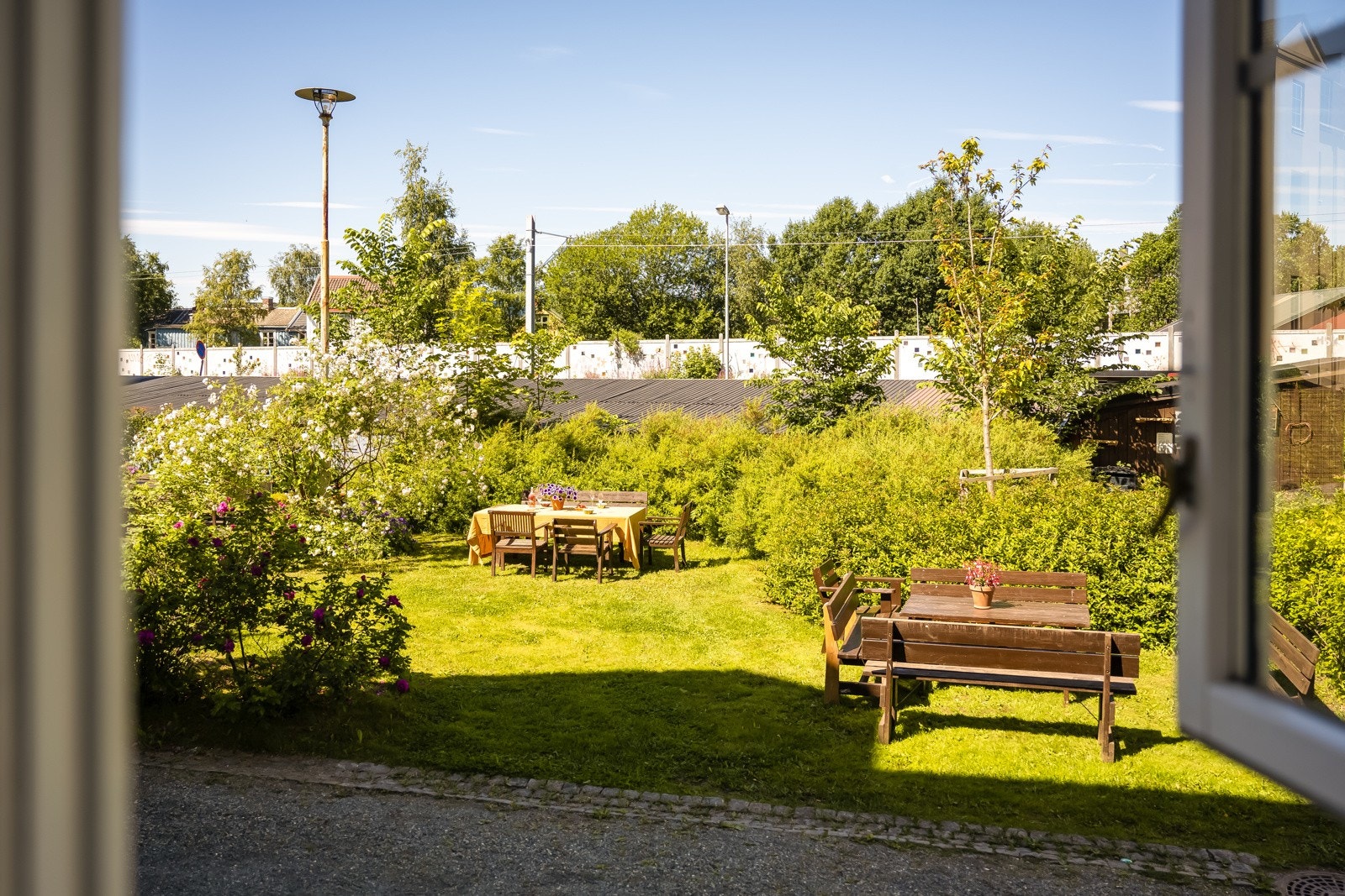 Utsikt fra soverommet. Galleribilde