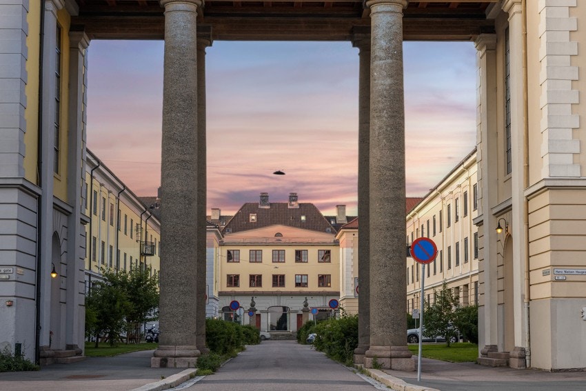 - Søylegården er en anerkjent bygård på øvre Torshov - Galleribilde