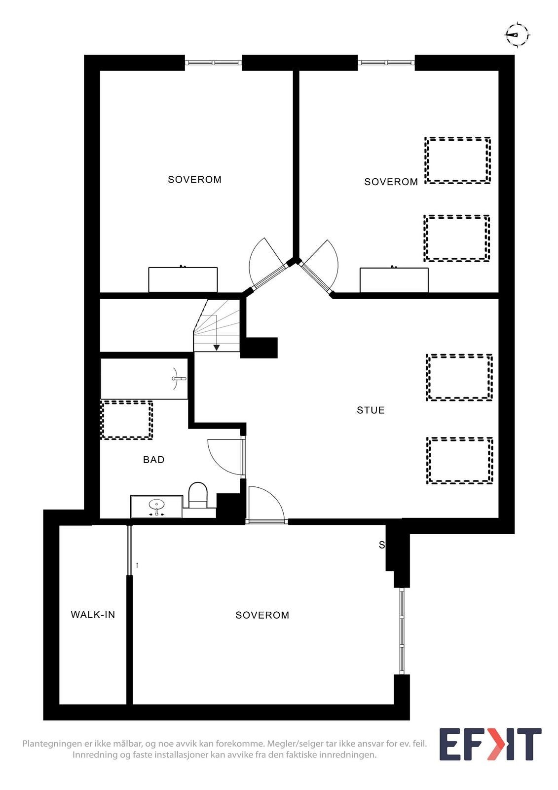 Plan - 2. etasje. Galleribilde