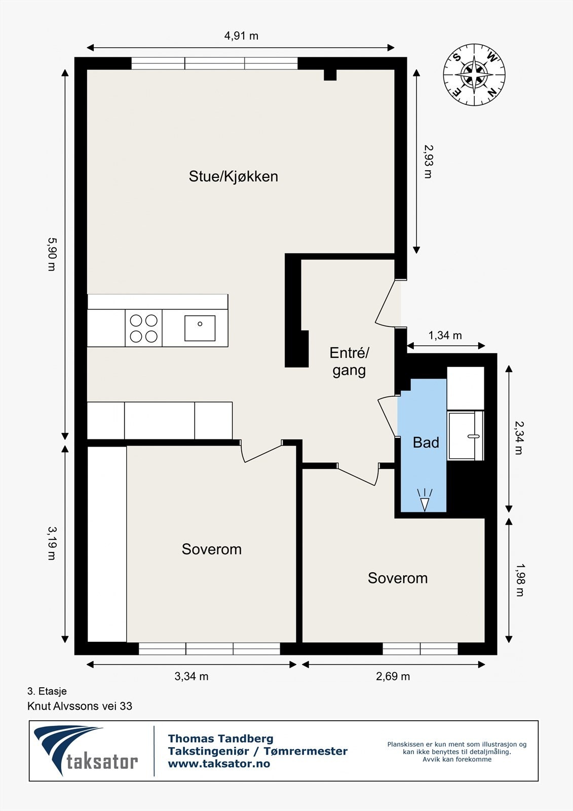 Plantegning Galleribilde