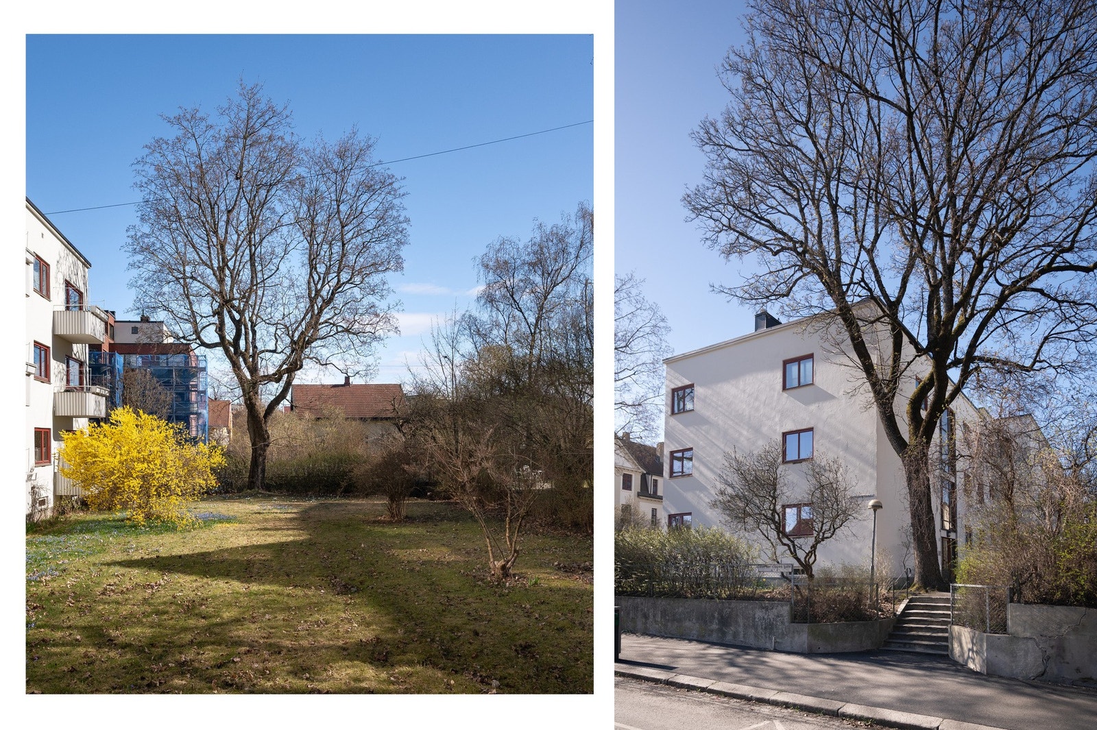 Skjermet og solrikt i grønne omgivelser med god avstand til nærliggende bygninger. Galleribilde