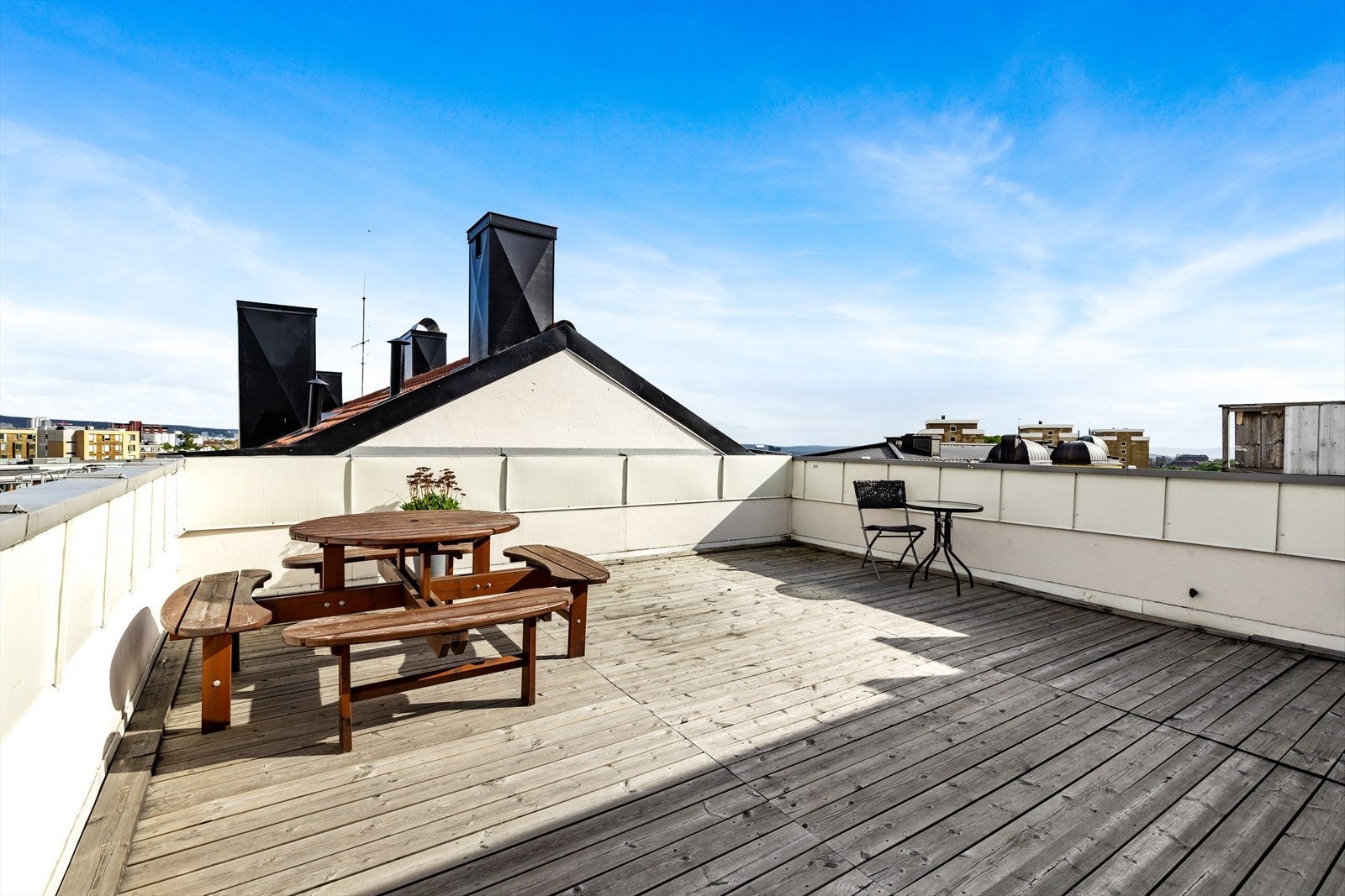 Felles takterrasse for beboerne. Galleribilde