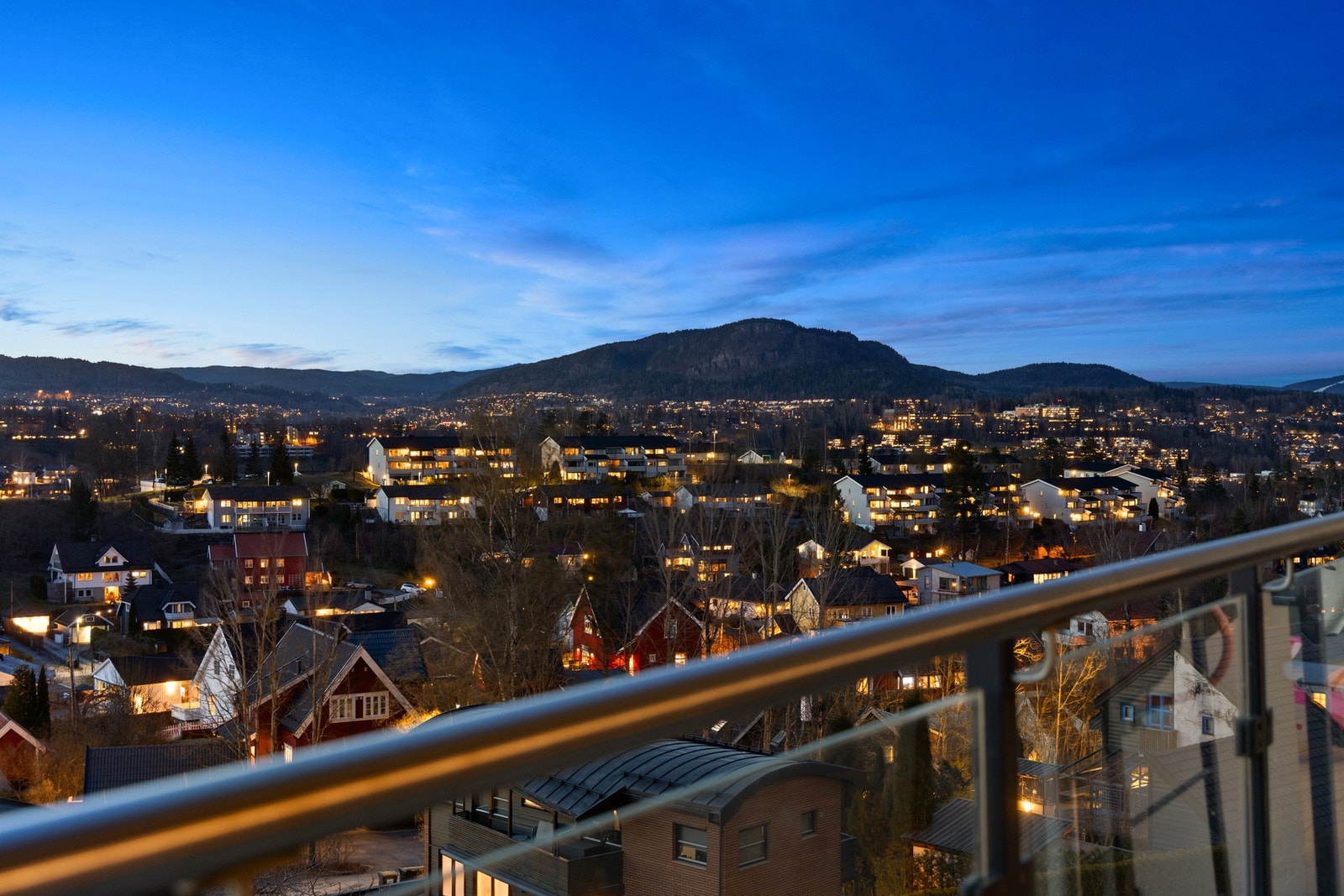 Utsikten fra balkongen. Galleribilde