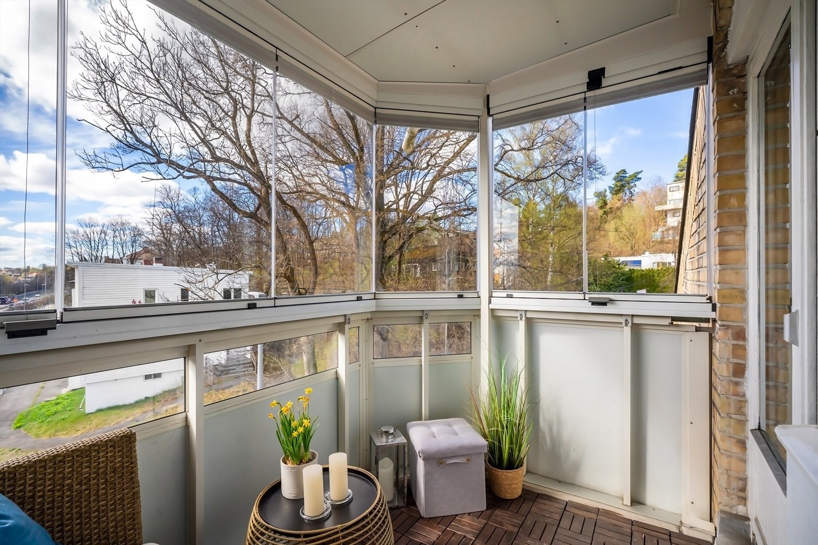 Toppleilighet med solrik, sydvestvendt balkong. Galleribilde