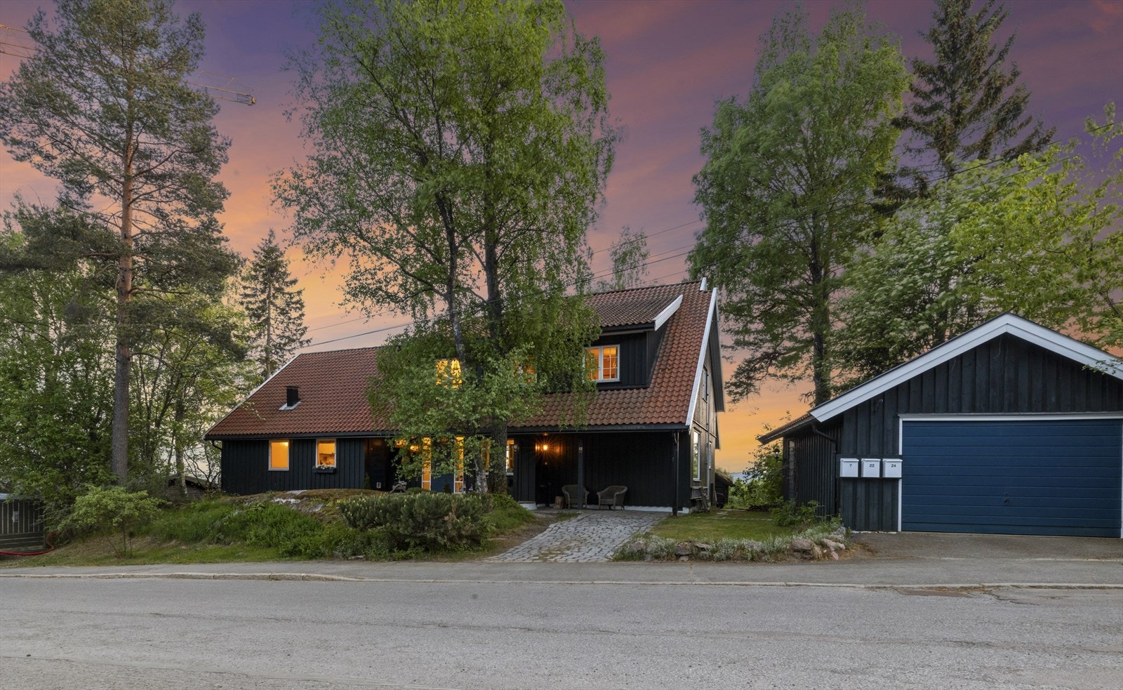 Kveldsstemning Galleribilde