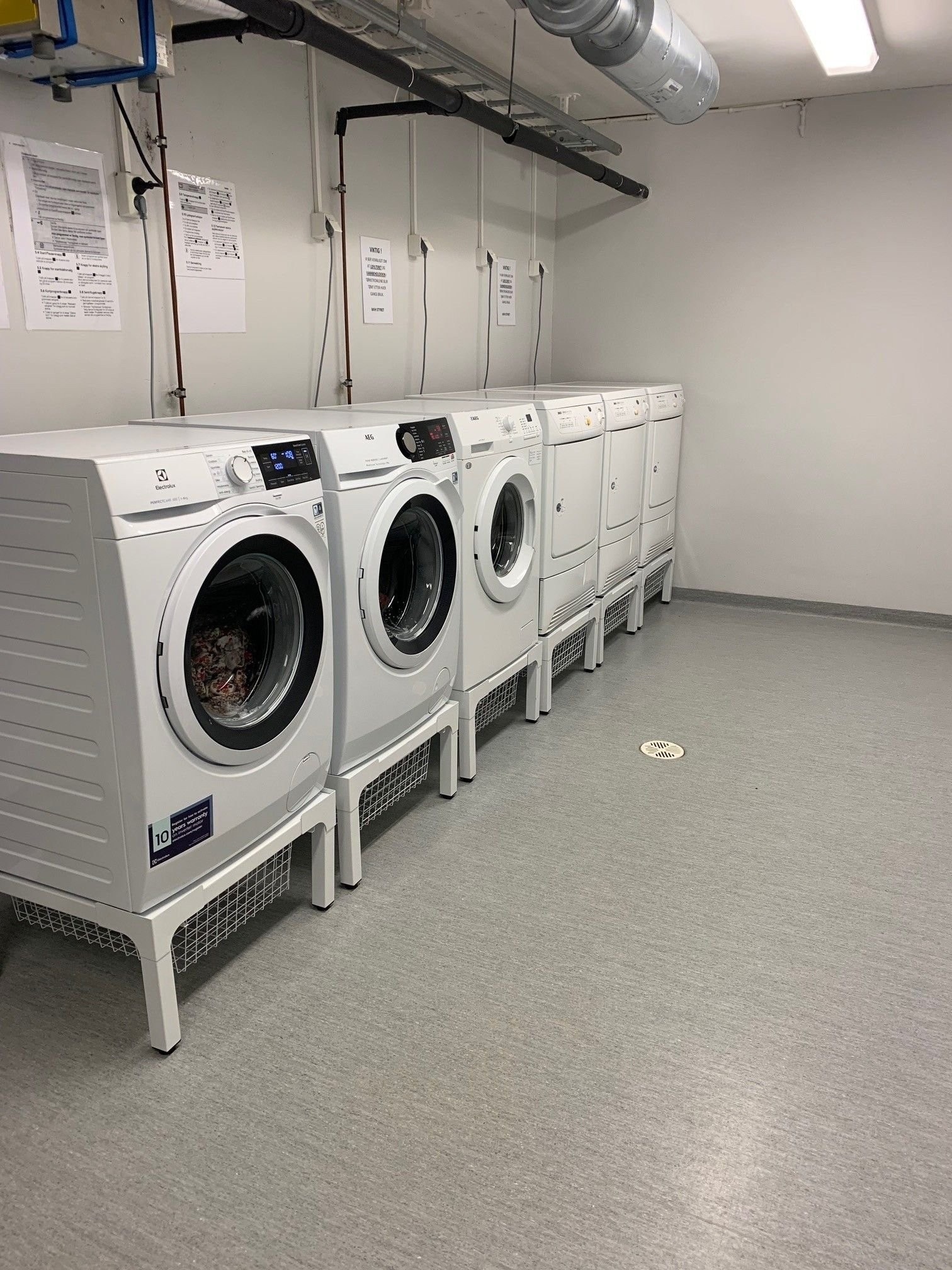 Felles vaskerom Galleribilde