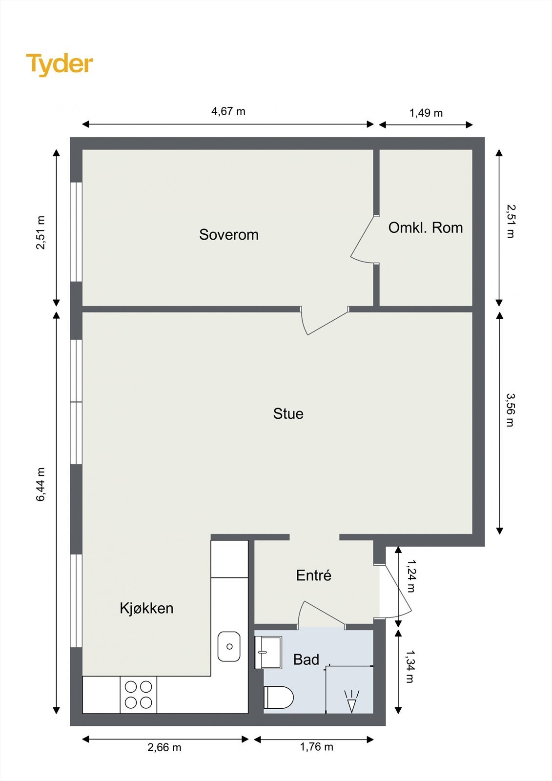 Plantegning. Galleribilde