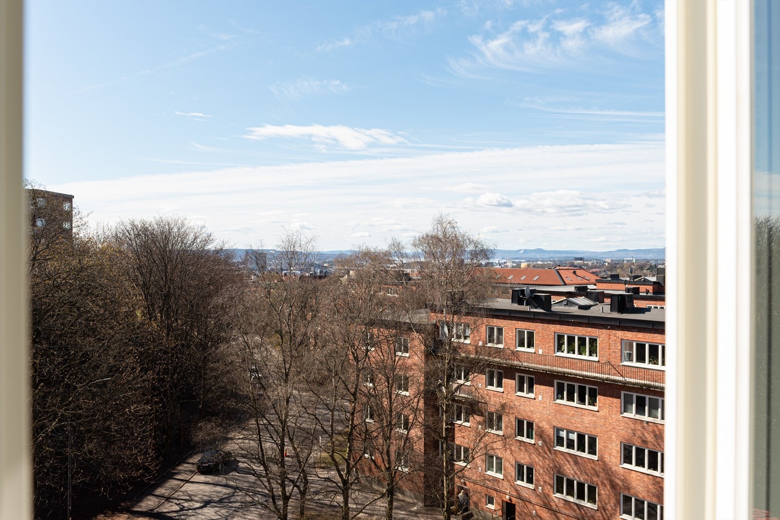 Leiligheten har en god intern beliggenhet i lite trafikkert gate Galleribilde