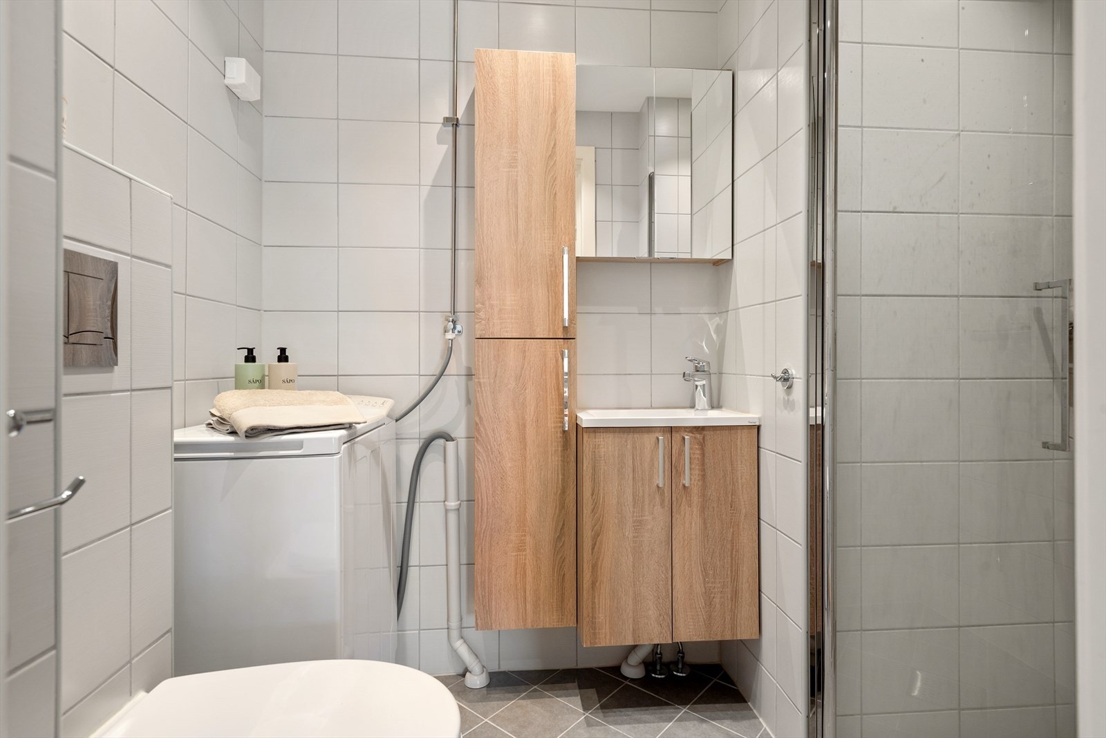 Det er plass for en større vaskemaskin Galleribilde