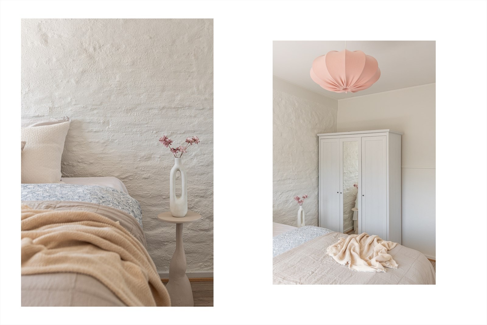 Malt mur som gir en fin sjarmerende struktur til veggen Galleribilde