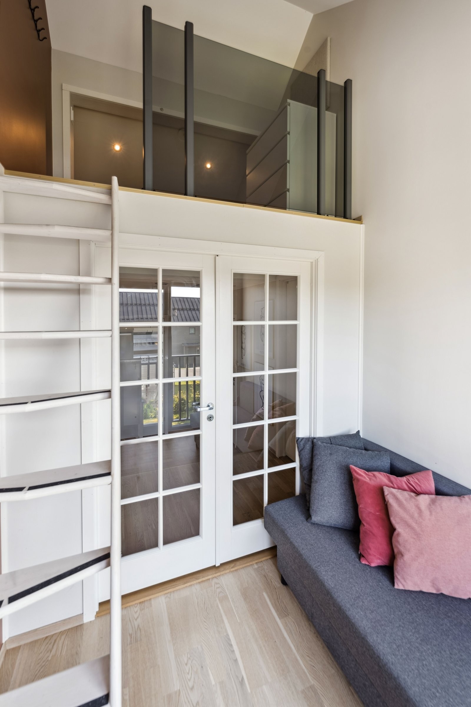 Soverom 4 med hemsløsing og fransk balkong Galleribilde