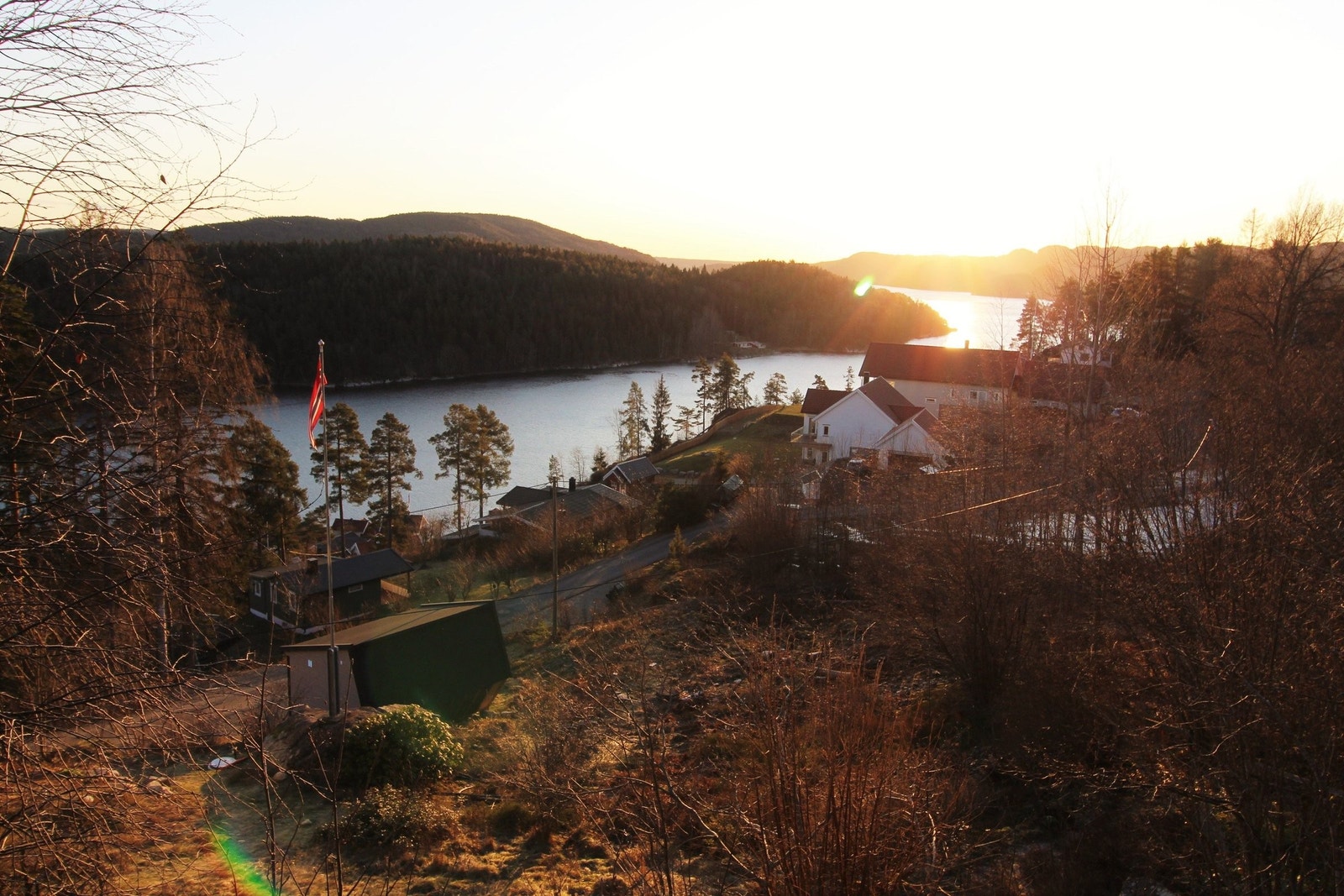 Vakker solnedgang! Galleribilde